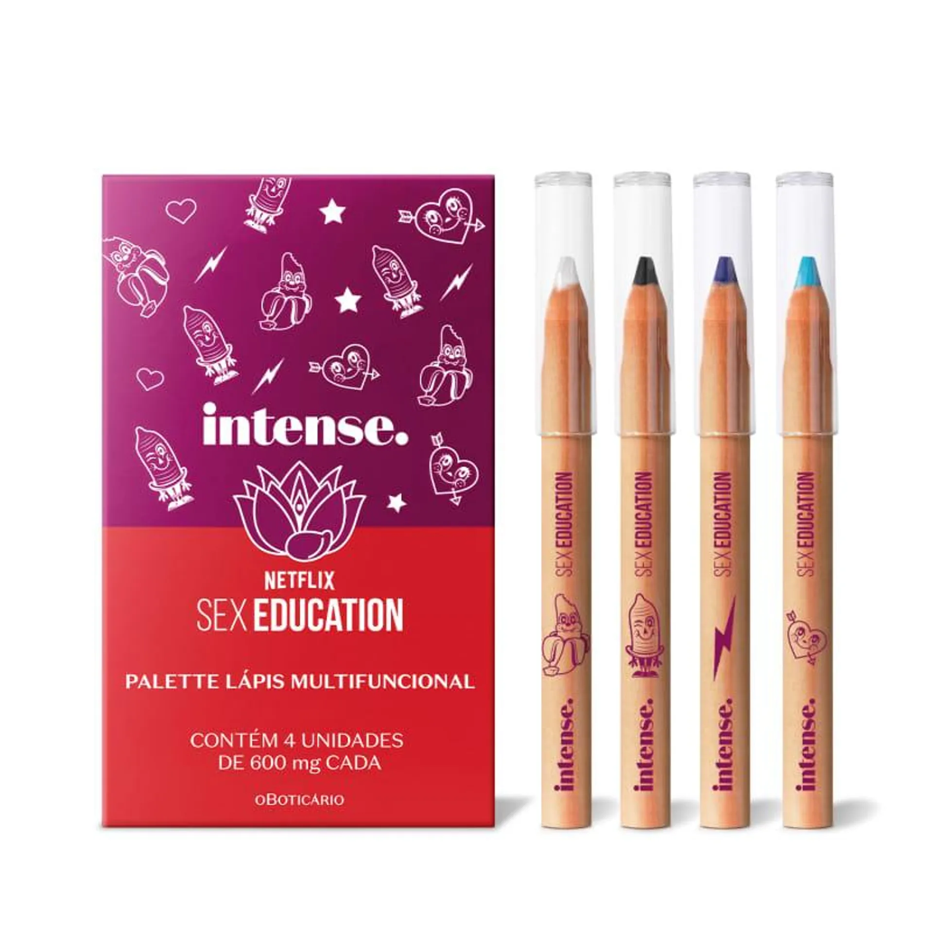 Palette Lápis Multifuncional Intense Sex Education 2,4g