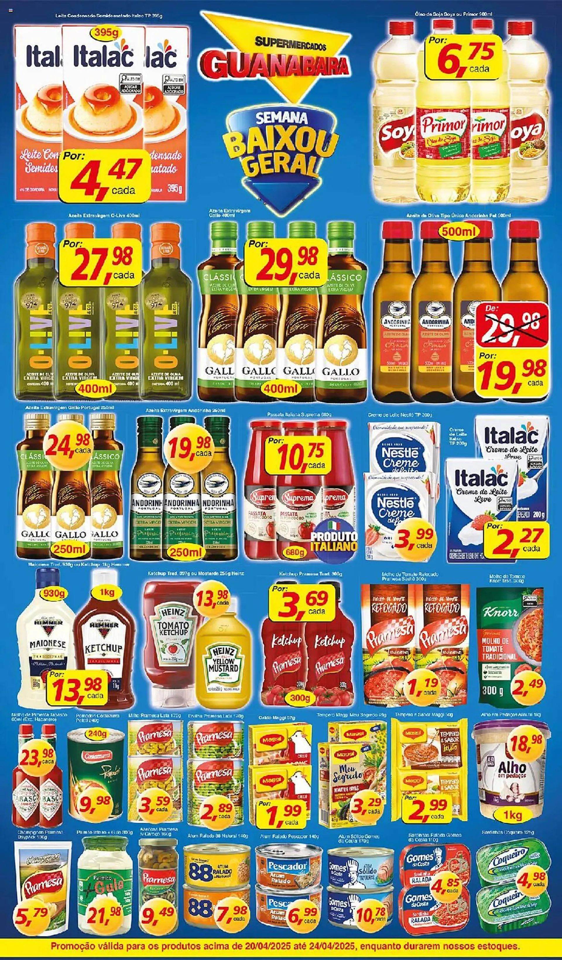 Encarte de Catálogo Supermercados Guanabara 20 de abril até 24 de abril 2025 - Pagina 3