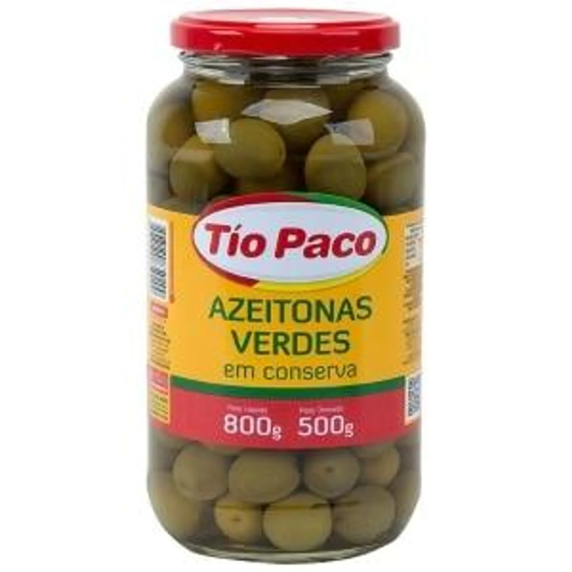 Azeitona Verde Tio Paco 500g