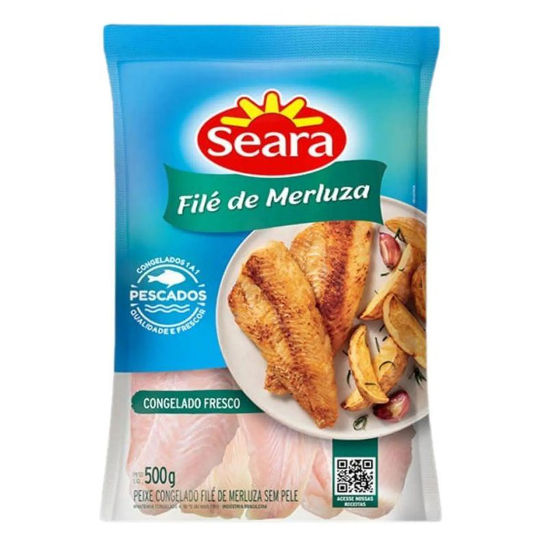 Filé de merluza Seara Pescados 500g