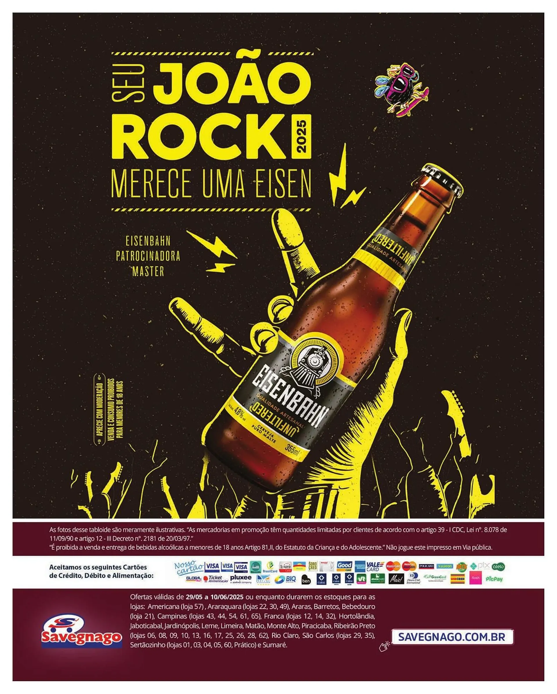 Encarte de Catálogo Supermercados Savegnago 29 de maio até 10 de junho 2025 - Pagina 16