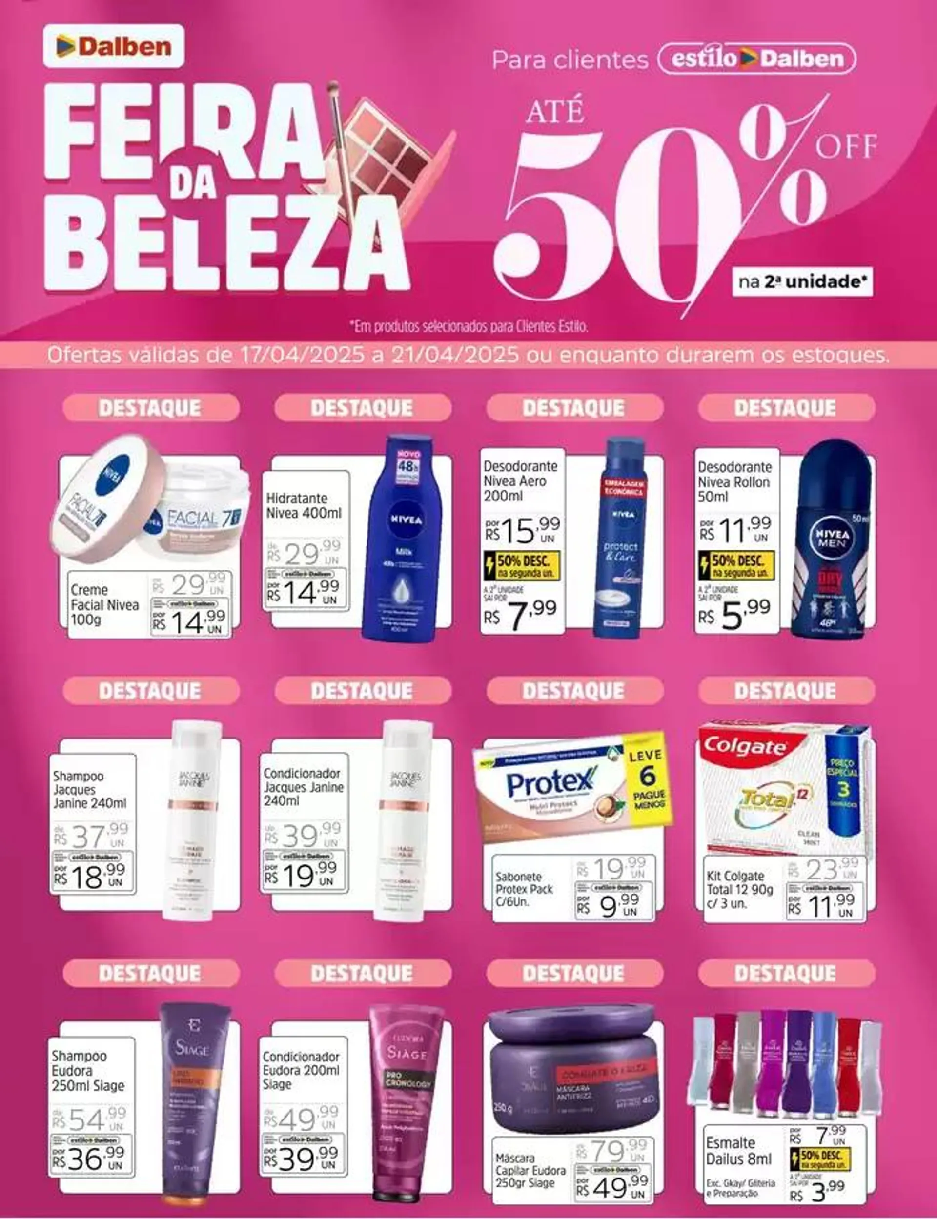 Encarte de Feira da Beleza - Todas as Lojas 17 de abril até 21 de abril 2025 - Pagina 1
