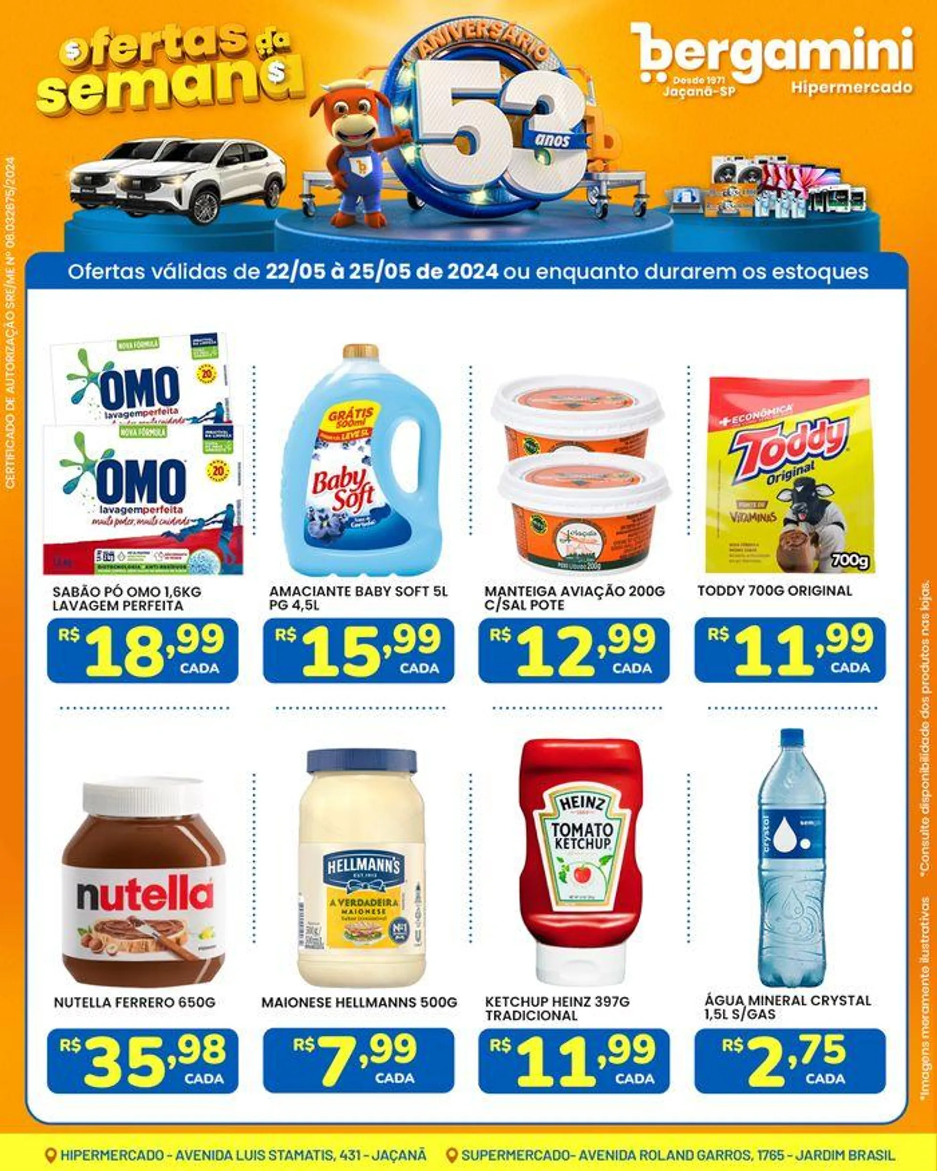 Encarte de Ofertas Supermercado Bergamini 23 de maio até 25 de maio 2024 - Pagina 3