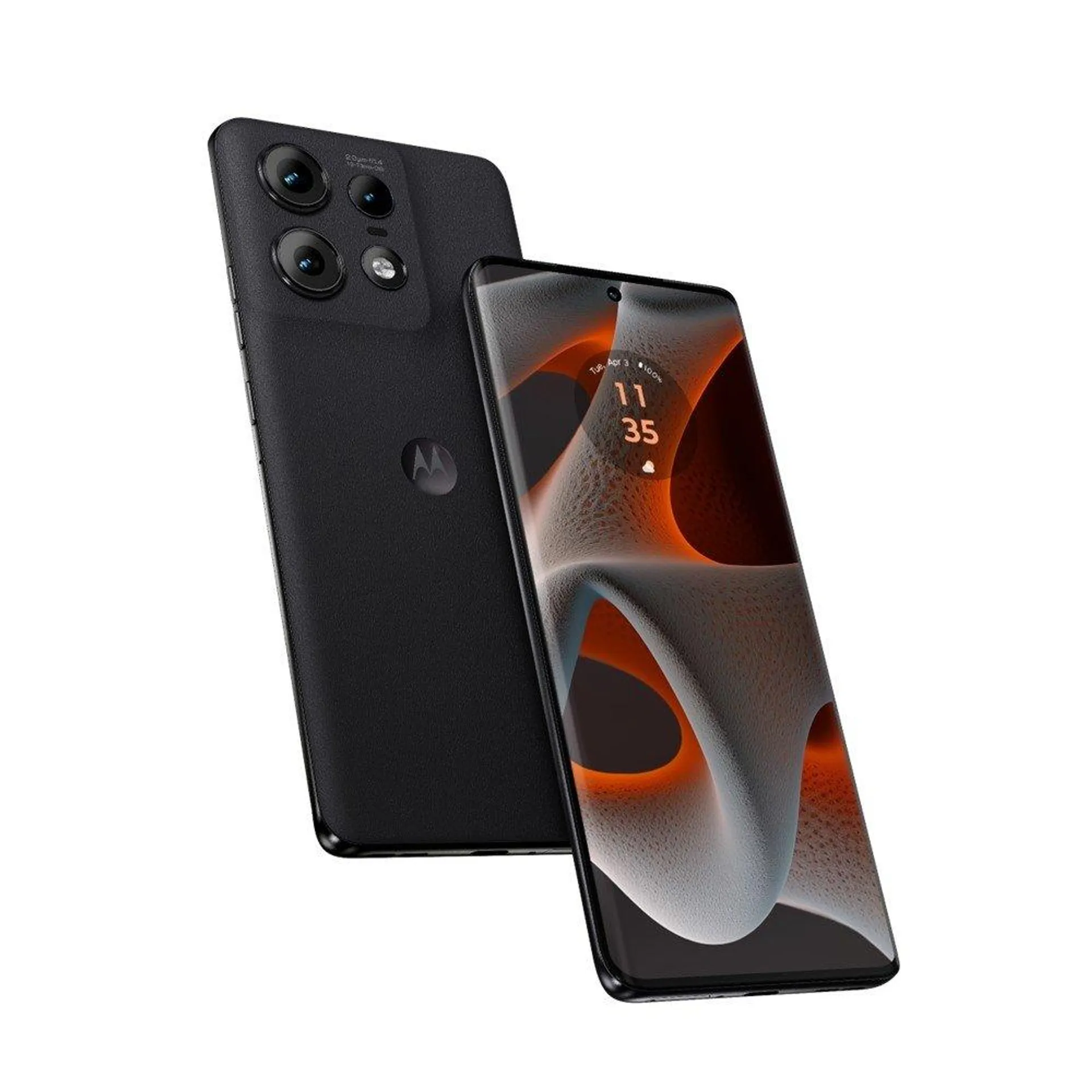 Smartphone Motorola Edge 50 Pro 5G Android Tela 6.7" 256GB Câmera 50MP+13MP+10MP Octa-Core 2.6GHz Black Vegan Leather
