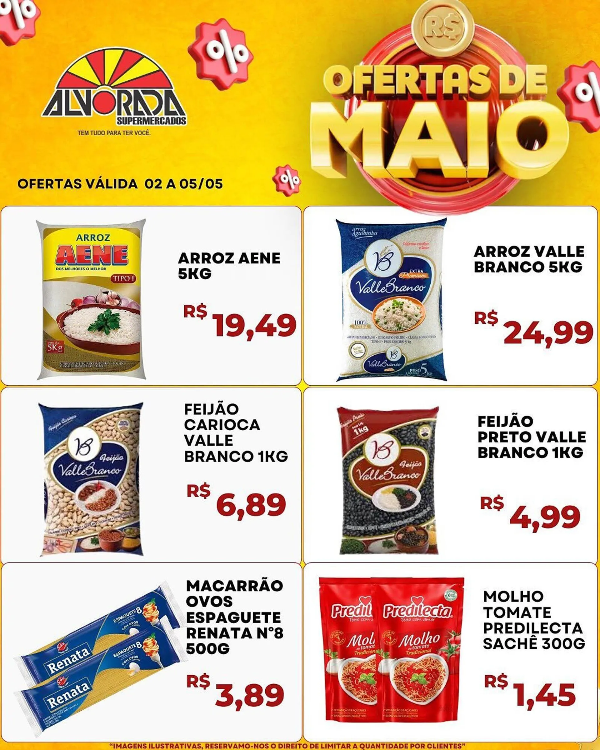 Encarte de Catálogo Alvorada Supermercados 2 de maio até 5 de maio 2025 - Pagina 1