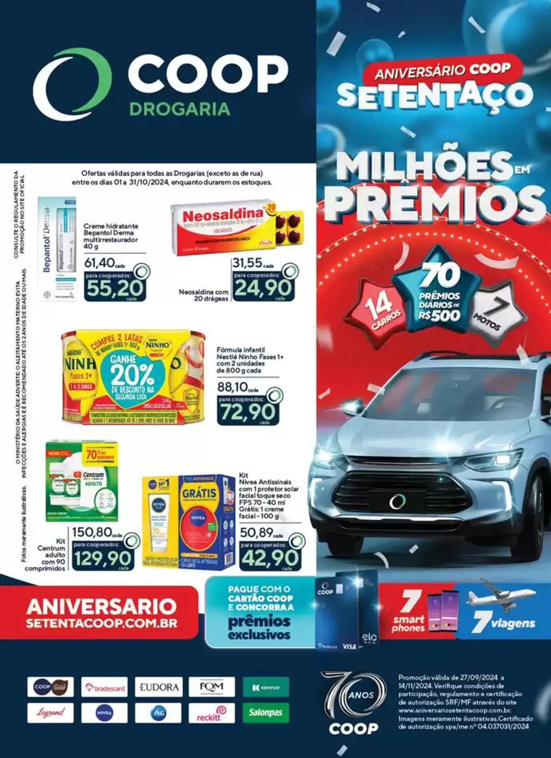 Encarte de Aniversário Coop 8 de outubro até 31 de outubro 2024 - Pagina 1