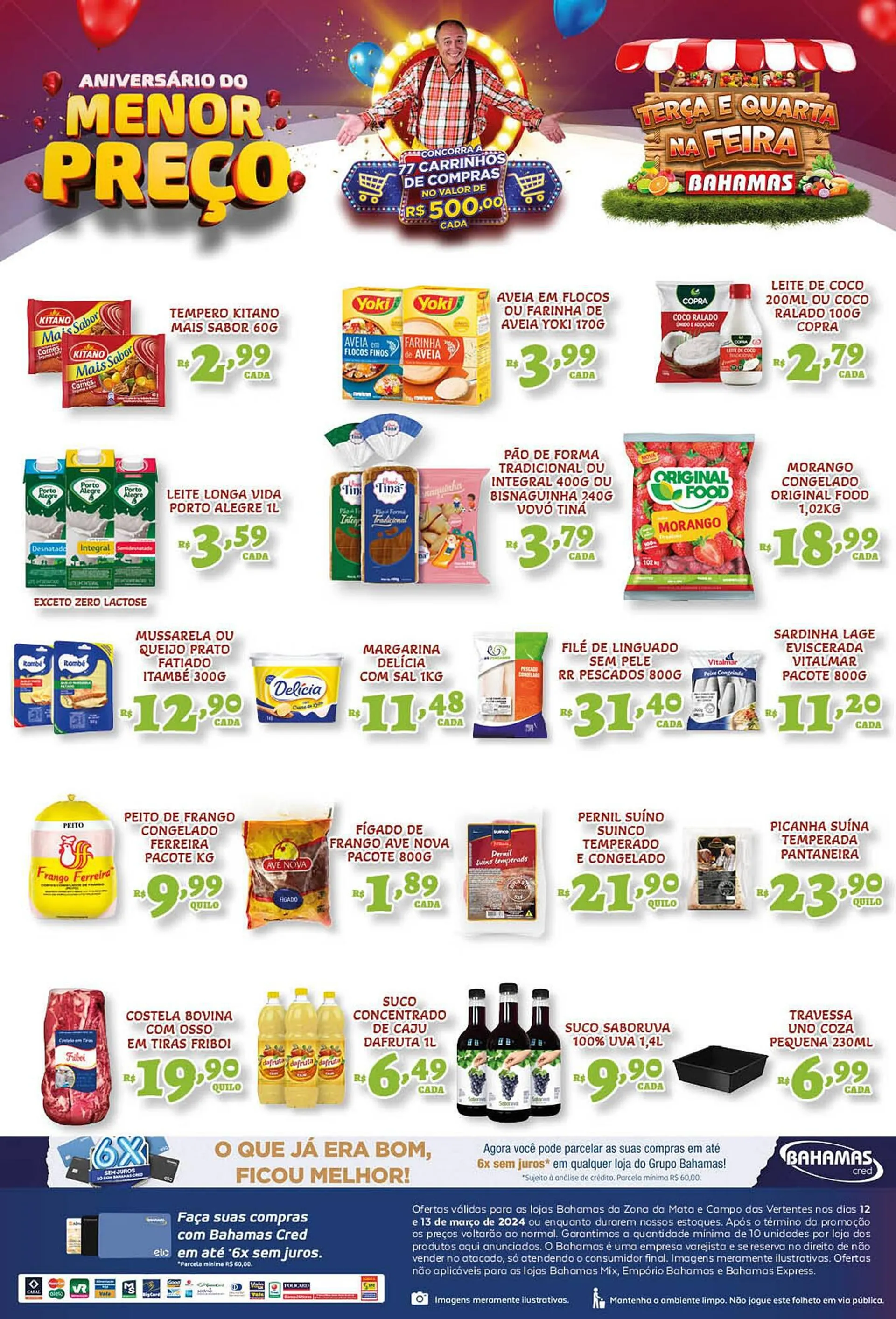 Encarte de Catálogo Bahamas Supermercados 12 de março até 13 de março 2024 - Pagina 2