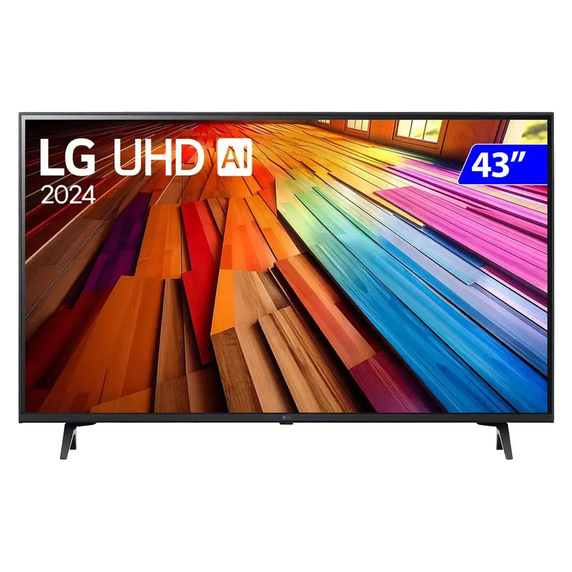 Smart TV LG 43" 4K UT80 Comando de Voz 43UT8000PSA