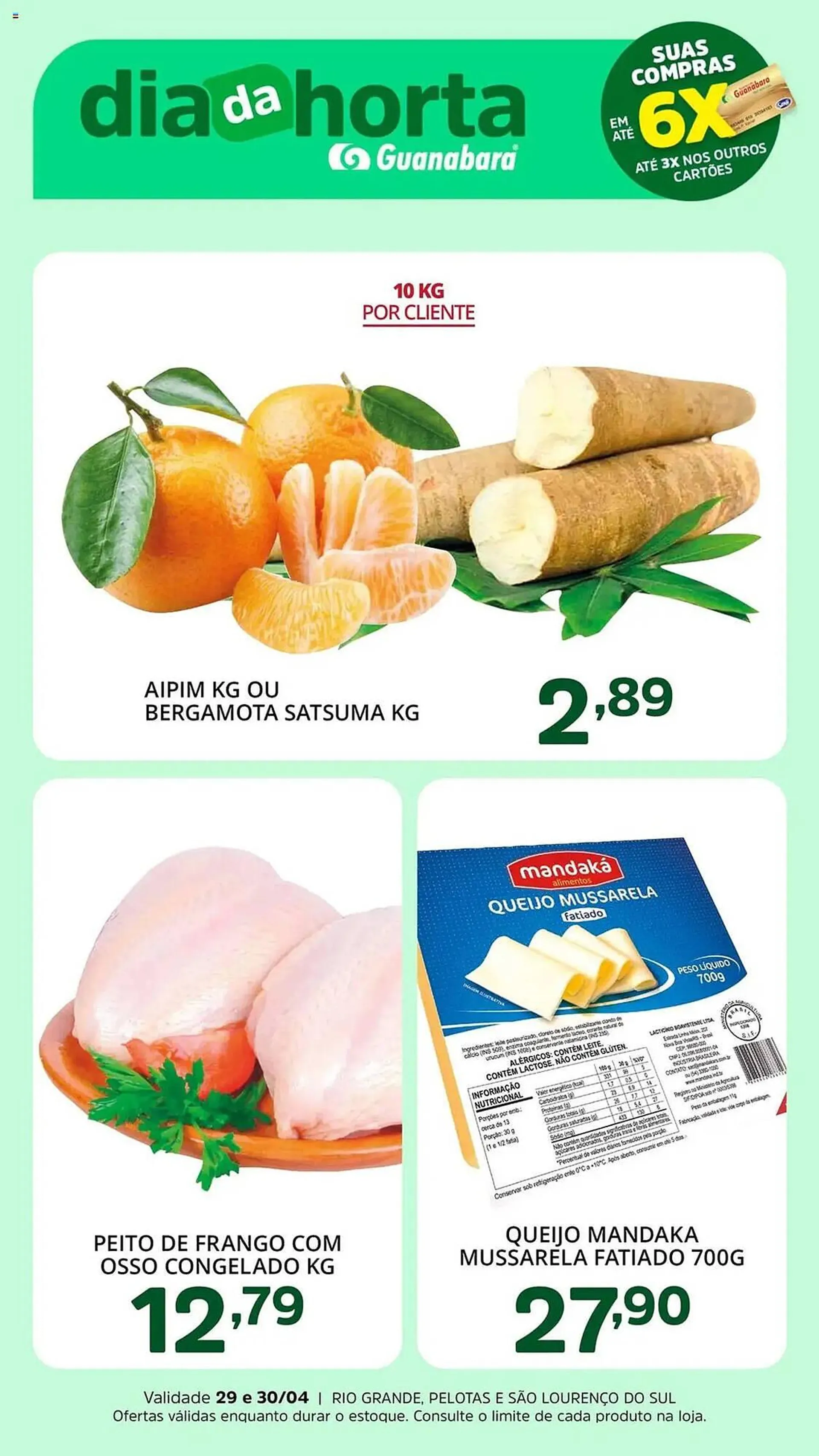 Encarte de Catálogo Supermercados Guanabara 29 de abril até 30 de abril 2025 - Pagina 2