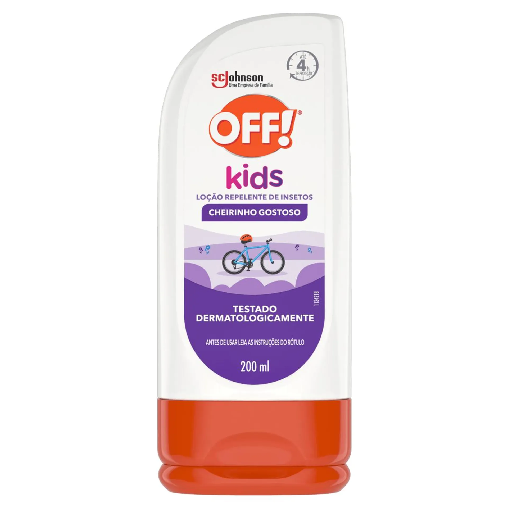 Repelente Off Kids loção 4 horas de Proteção - 200ml