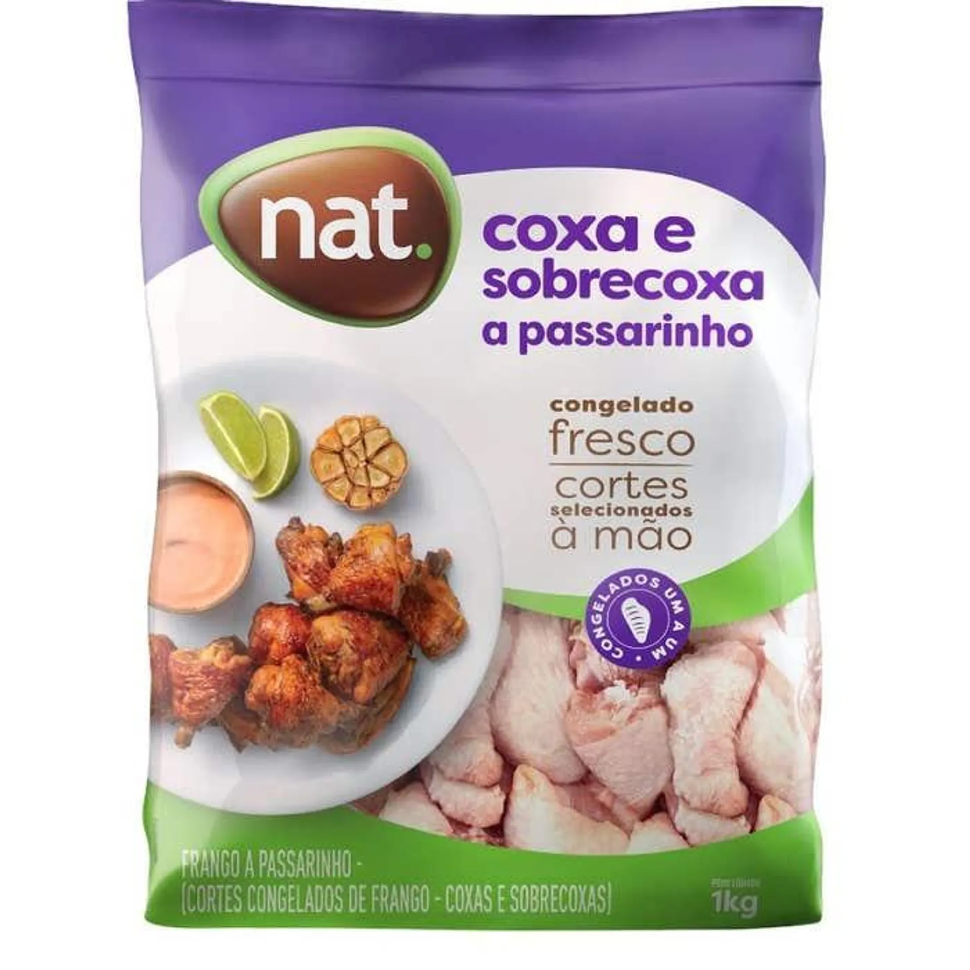 Frango A Passarinho Natural Congelado 1kg