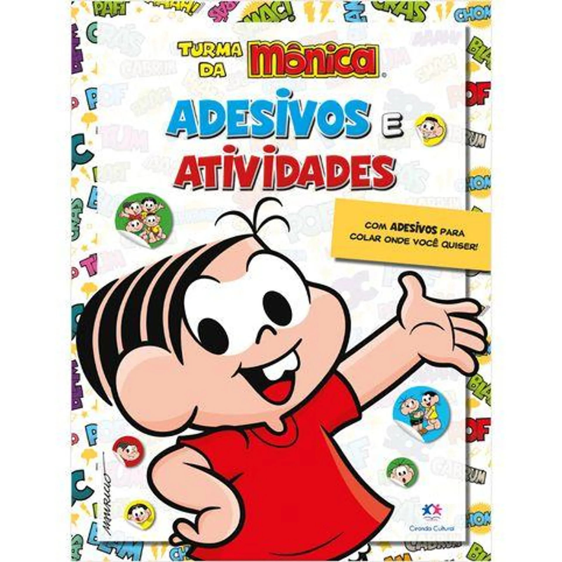 Livro Adesivos Turma da Mônica - Adesivos e atividades Editora: Ciranda Cultural