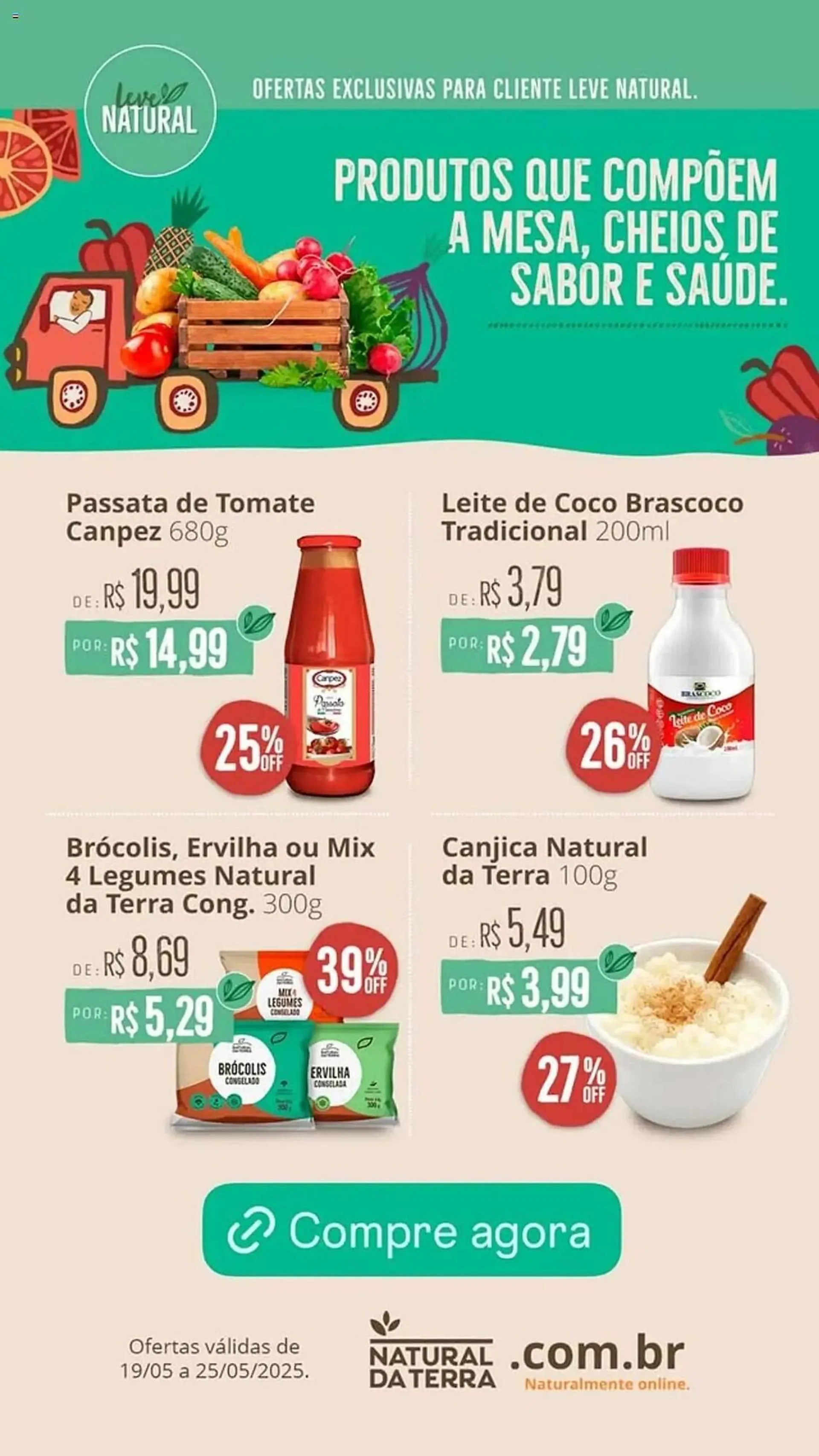 Encarte de Catálogo Natural da Terra 19 de maio até 25 de maio 2025 - Pagina 1