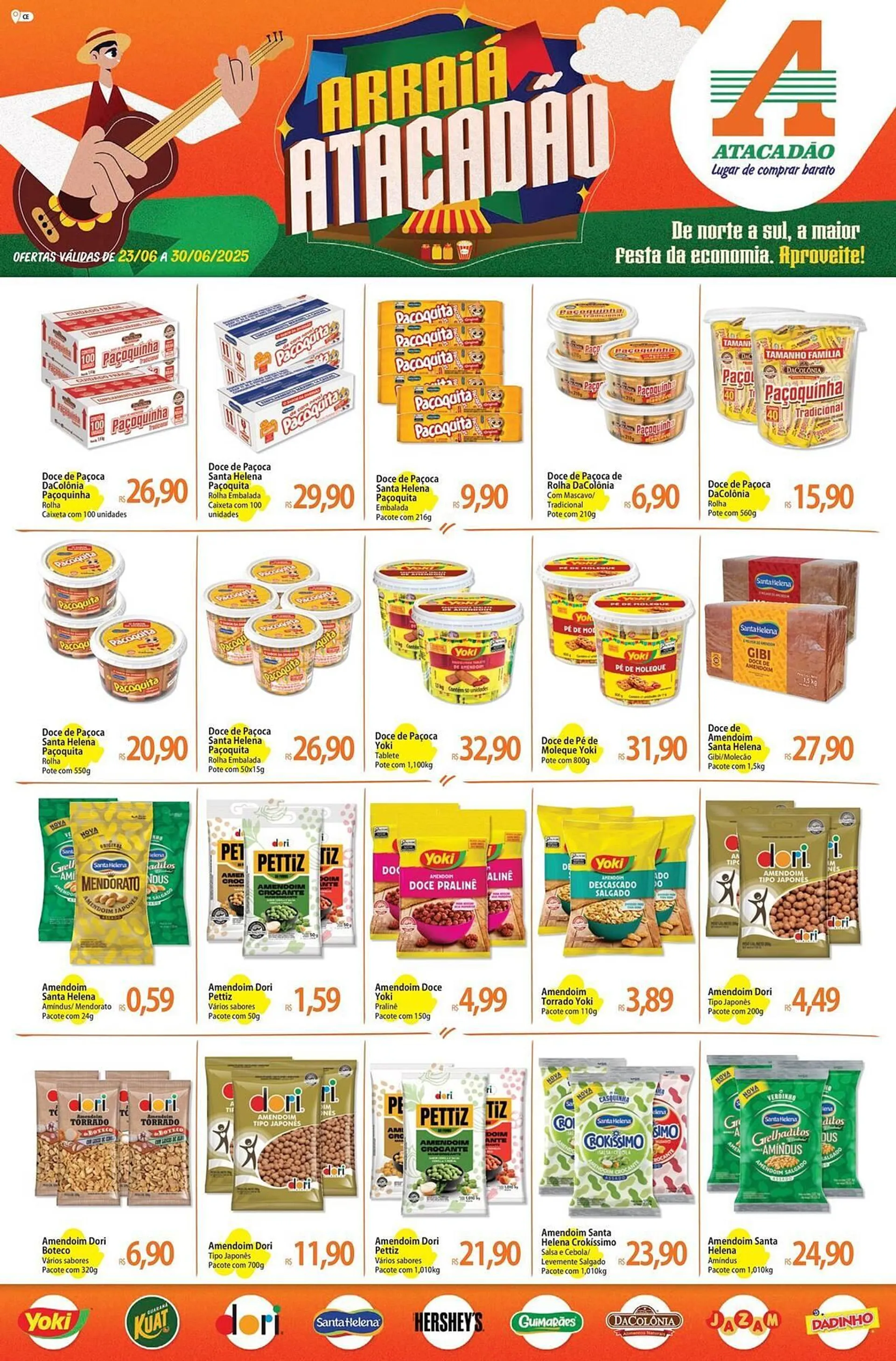 Encarte de Catálogo Atacadão 24 de junho até 30 de junho 2025 - Pagina 1