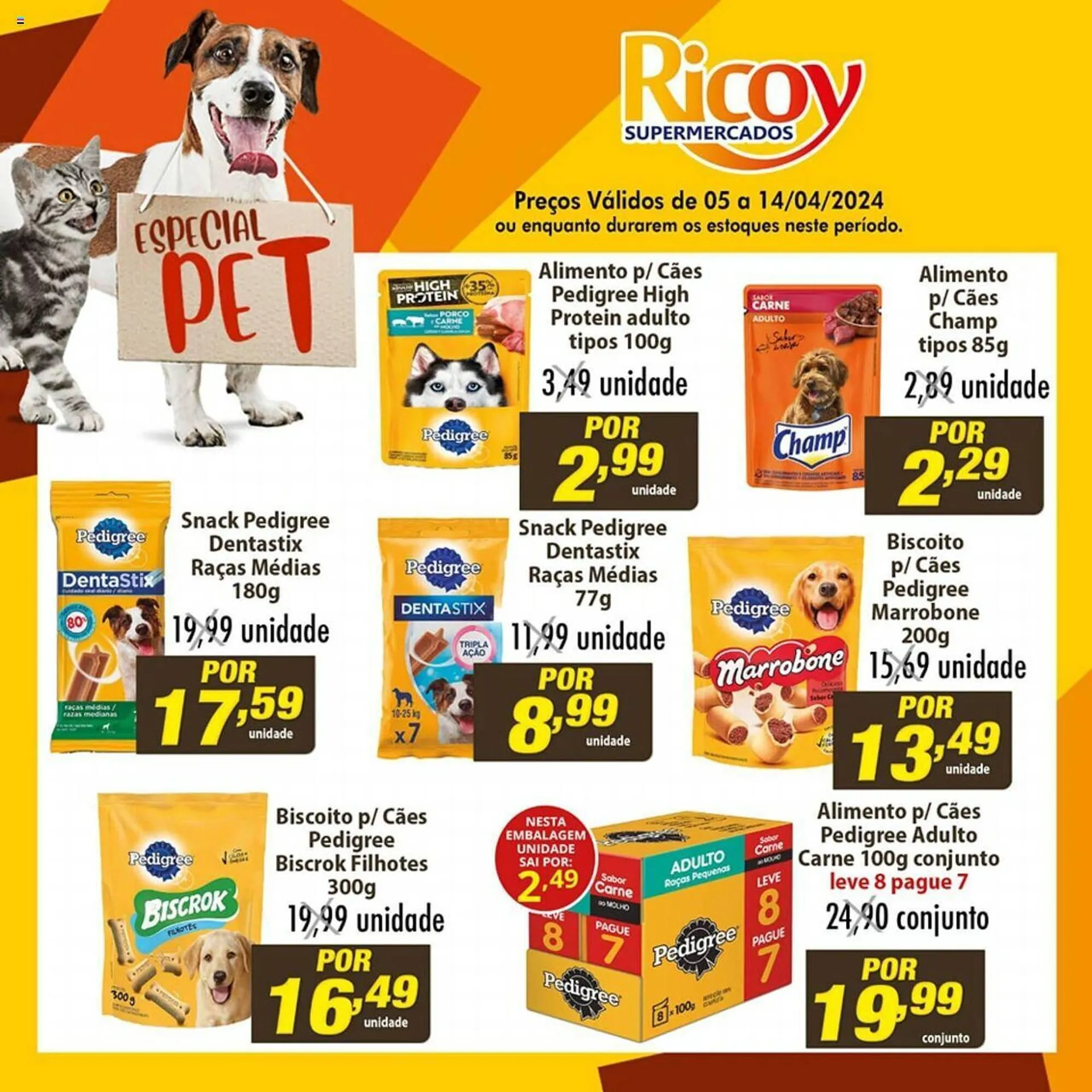 Encarte de Catálogo Ricoy Supermercados 5 de abril até 14 de abril 2024 - Pagina 1