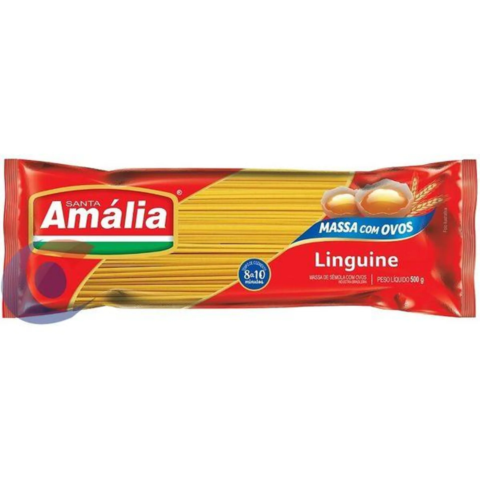 Massa Com Ovos Santa Amália Espaguete Linguine 500g