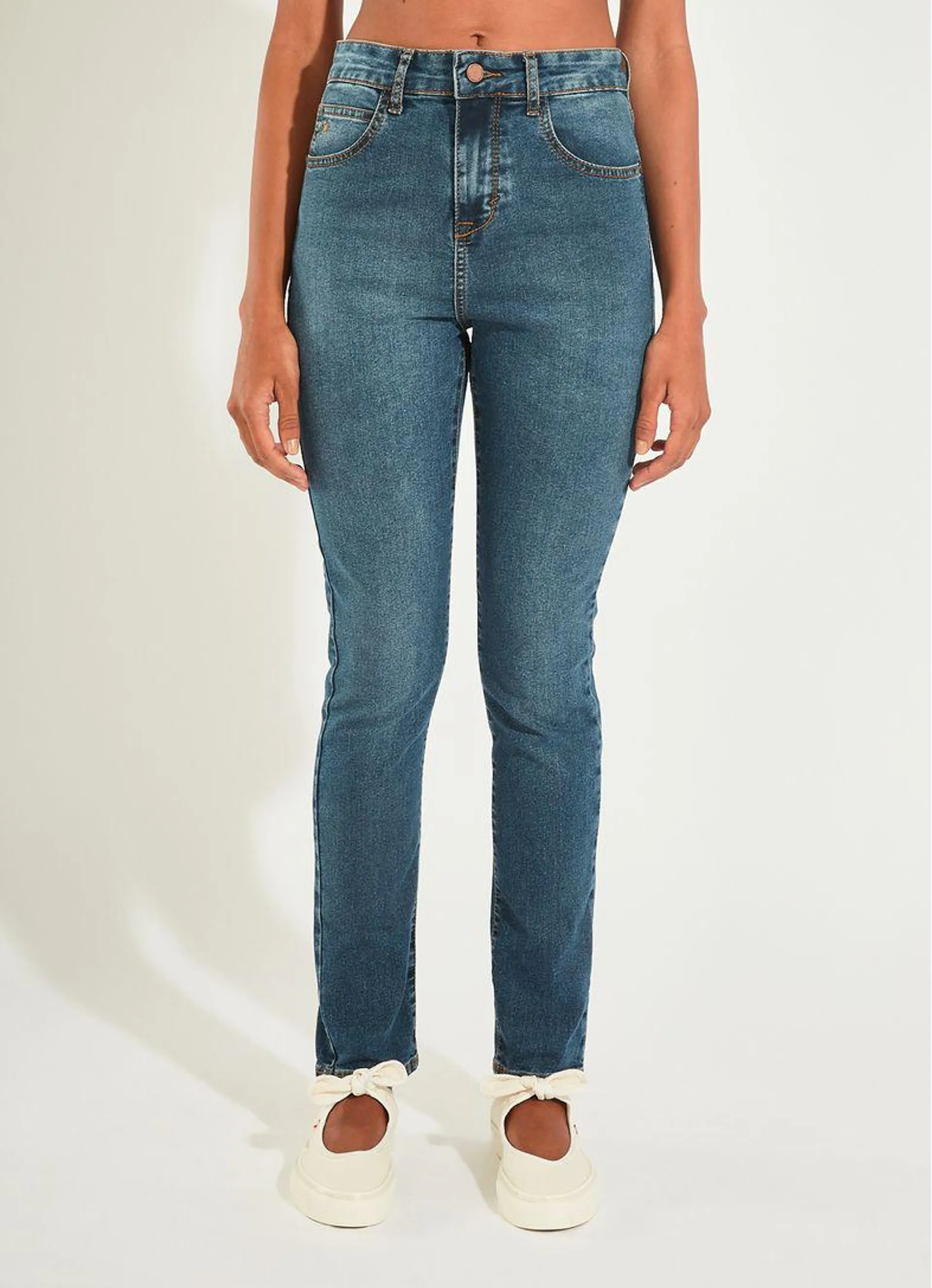 Calça jeans skinny poetisa jeans