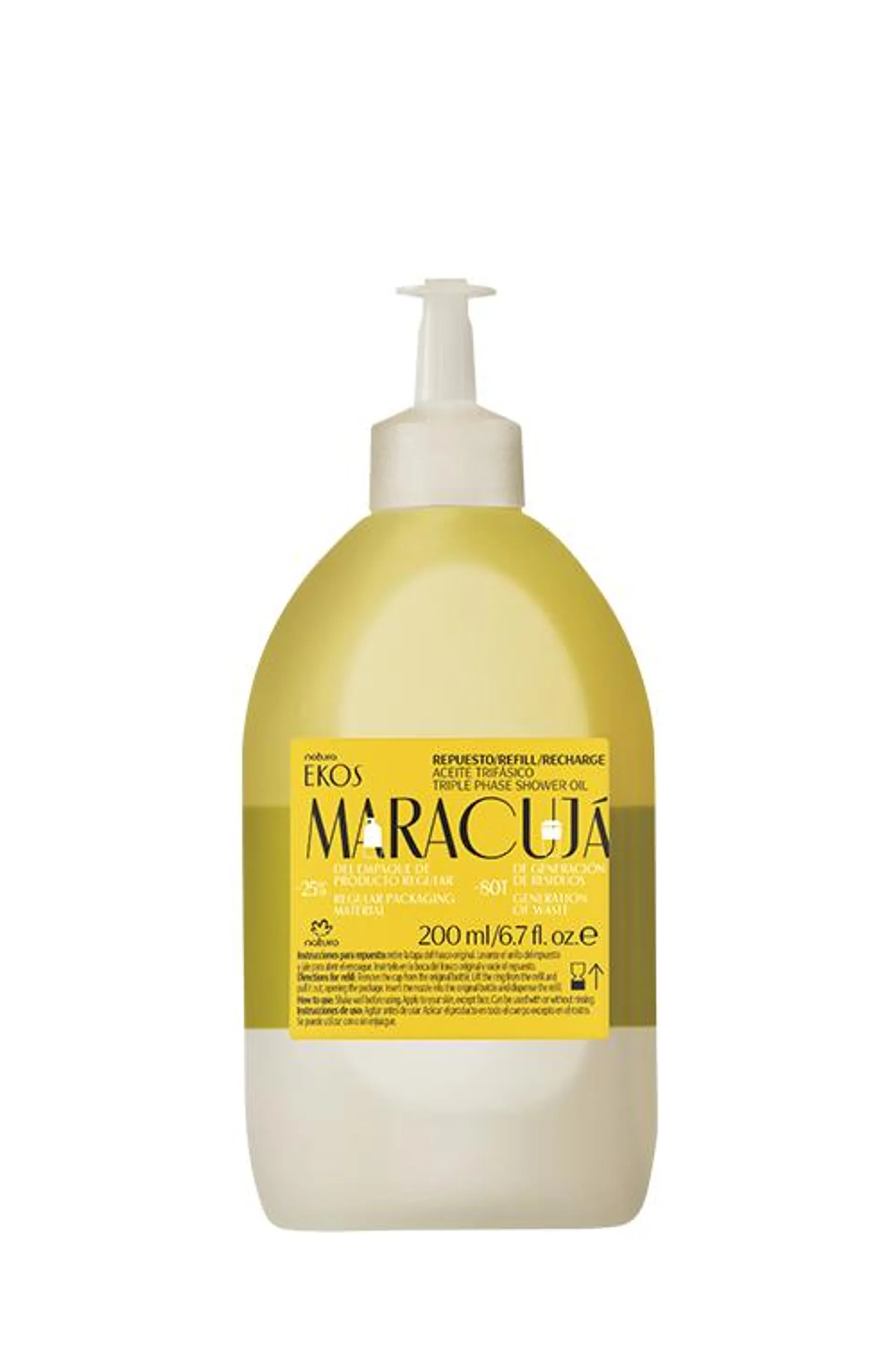 Ekos Maracujá Triple Phase Shower Oil Refill