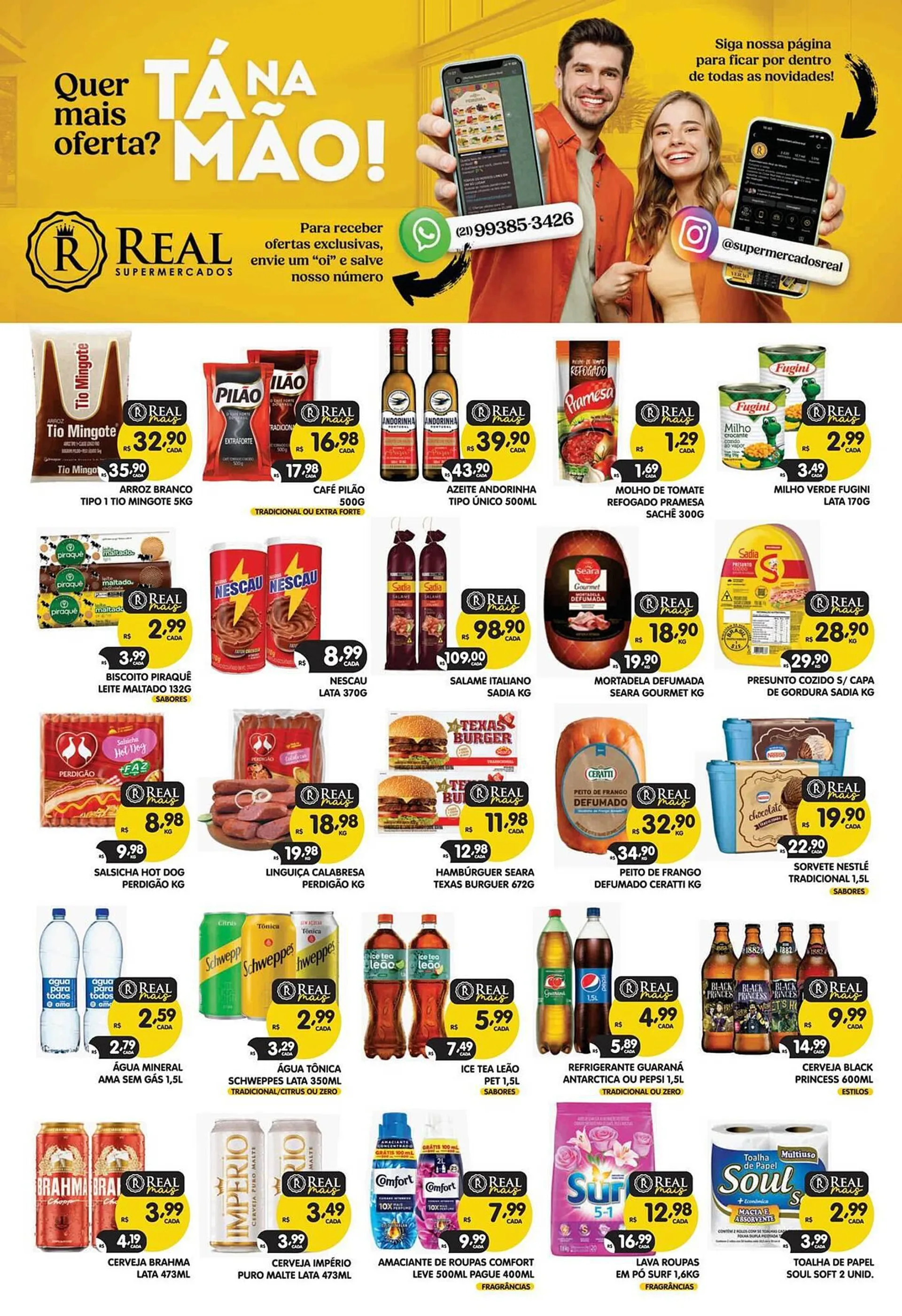 Encarte de Catálogo Supermercados Real 20 de fevereiro até 29 de fevereiro 2024 - Pagina 