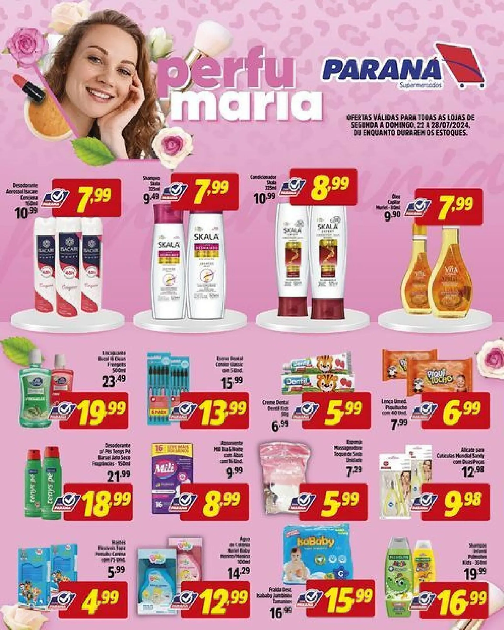 Encarte de Catálogo Supermercado Paraná 22 de julho até 28 de julho 2024 - Pagina 1