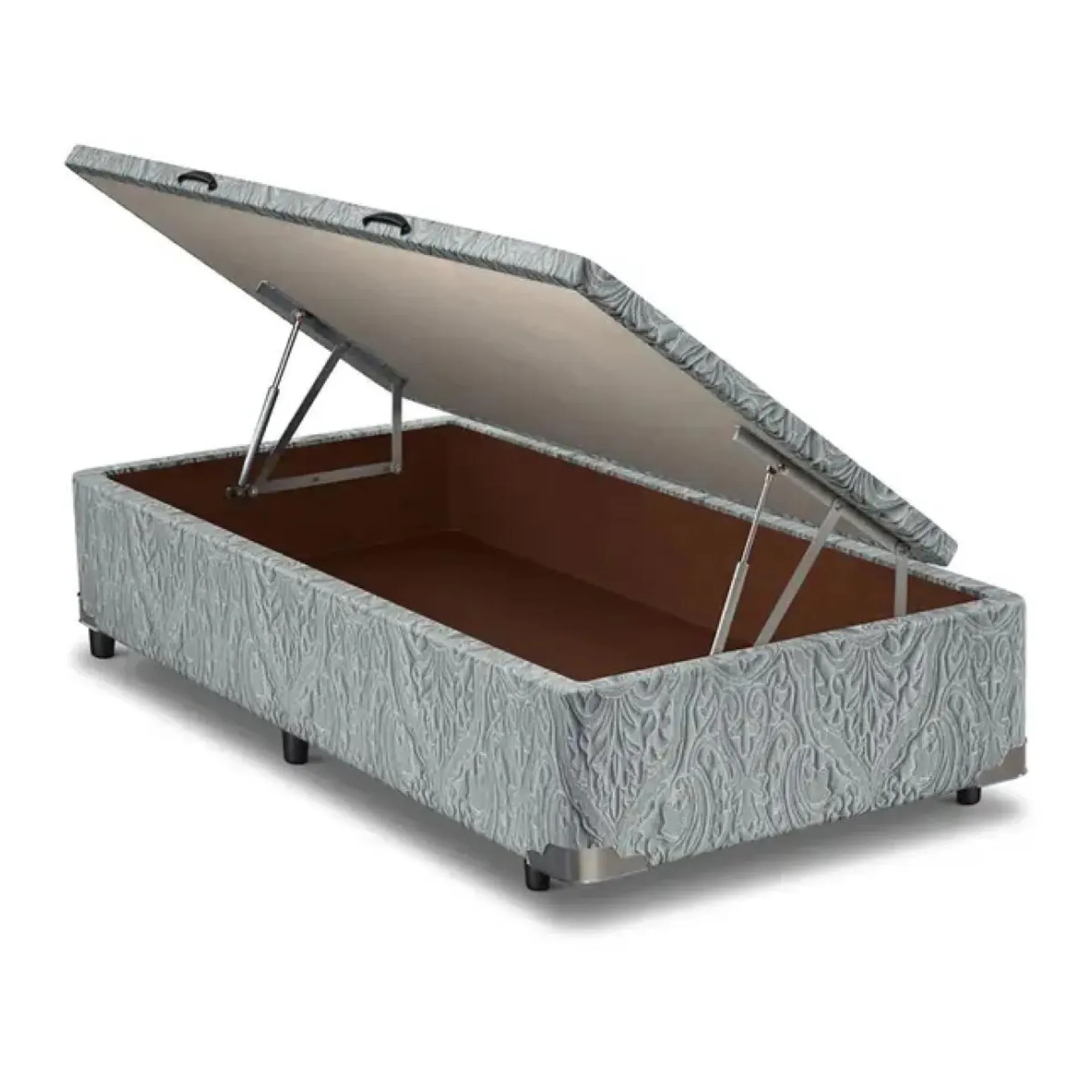 BASE CAMA BOX COM BAÚ ABERTURA LATERAL PRESIDENCIAL