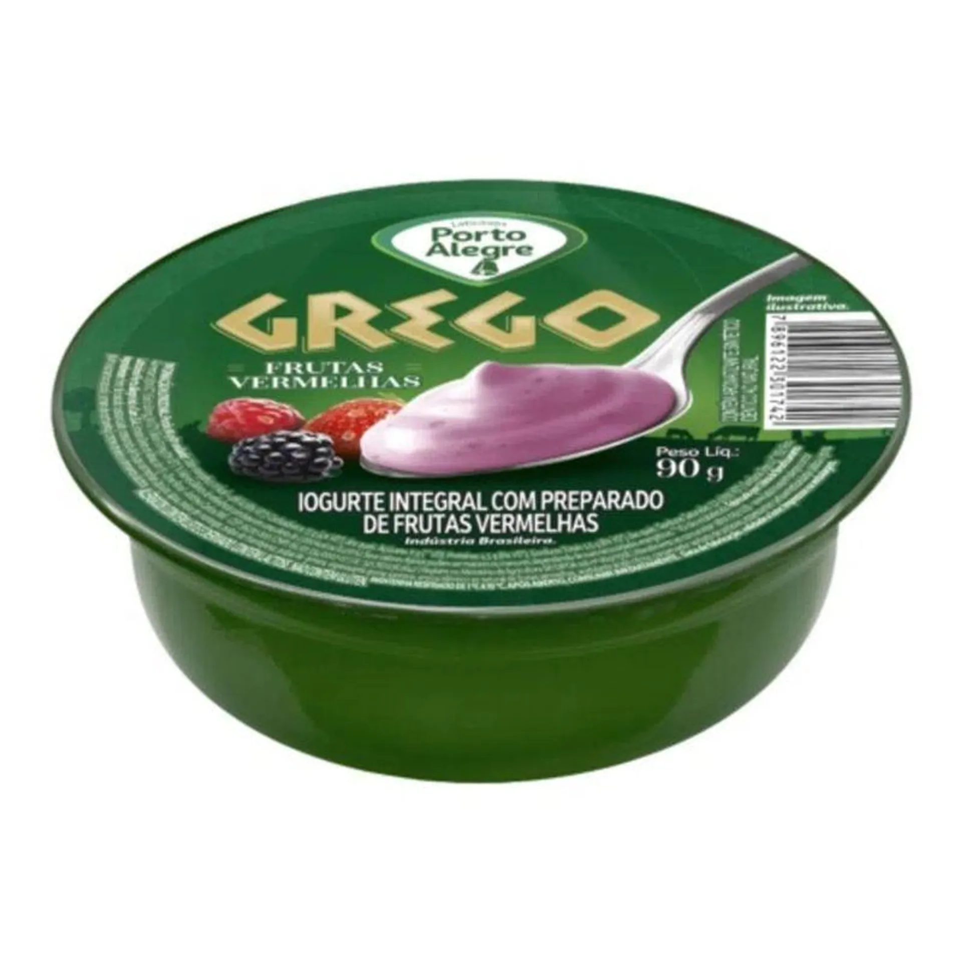 Iogurte Grego Porto Alegre Frutas Vermelhas 90g