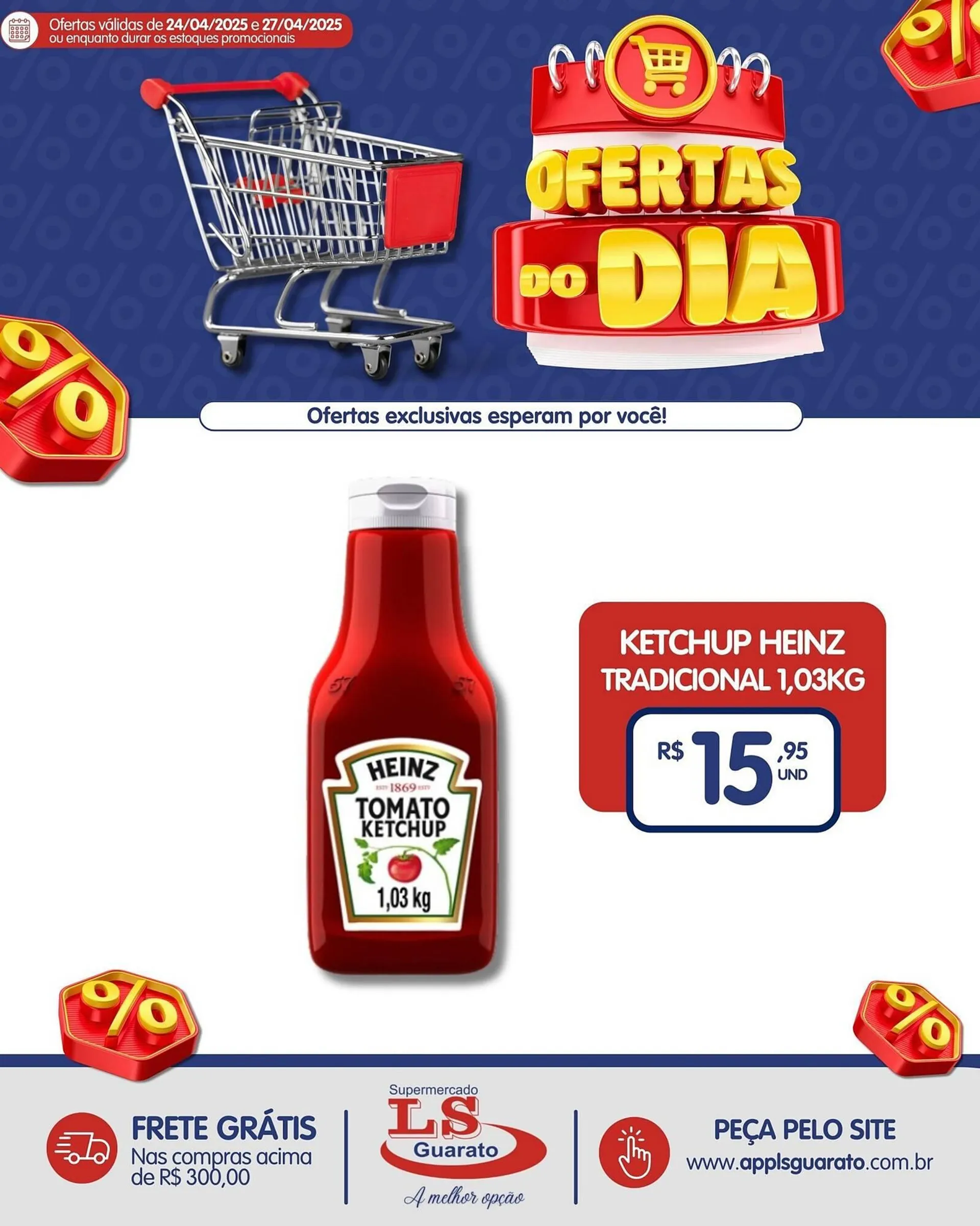 Encarte de Catálogo Supermercado LS Guarato 24 de abril até 27 de abril 2025 - Pagina 2