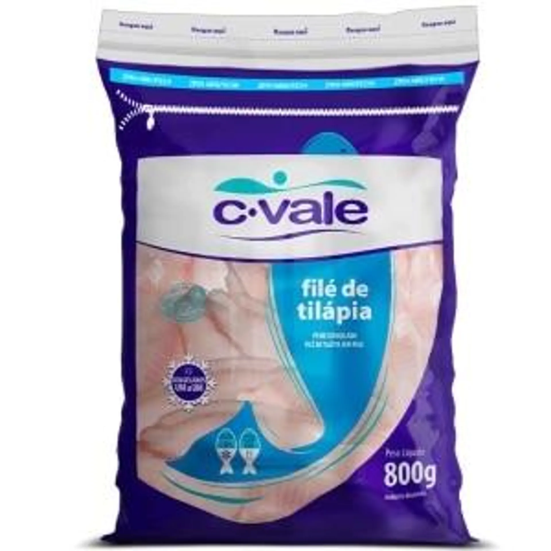 Filé de Tilápia C-Vale Congelado 800g