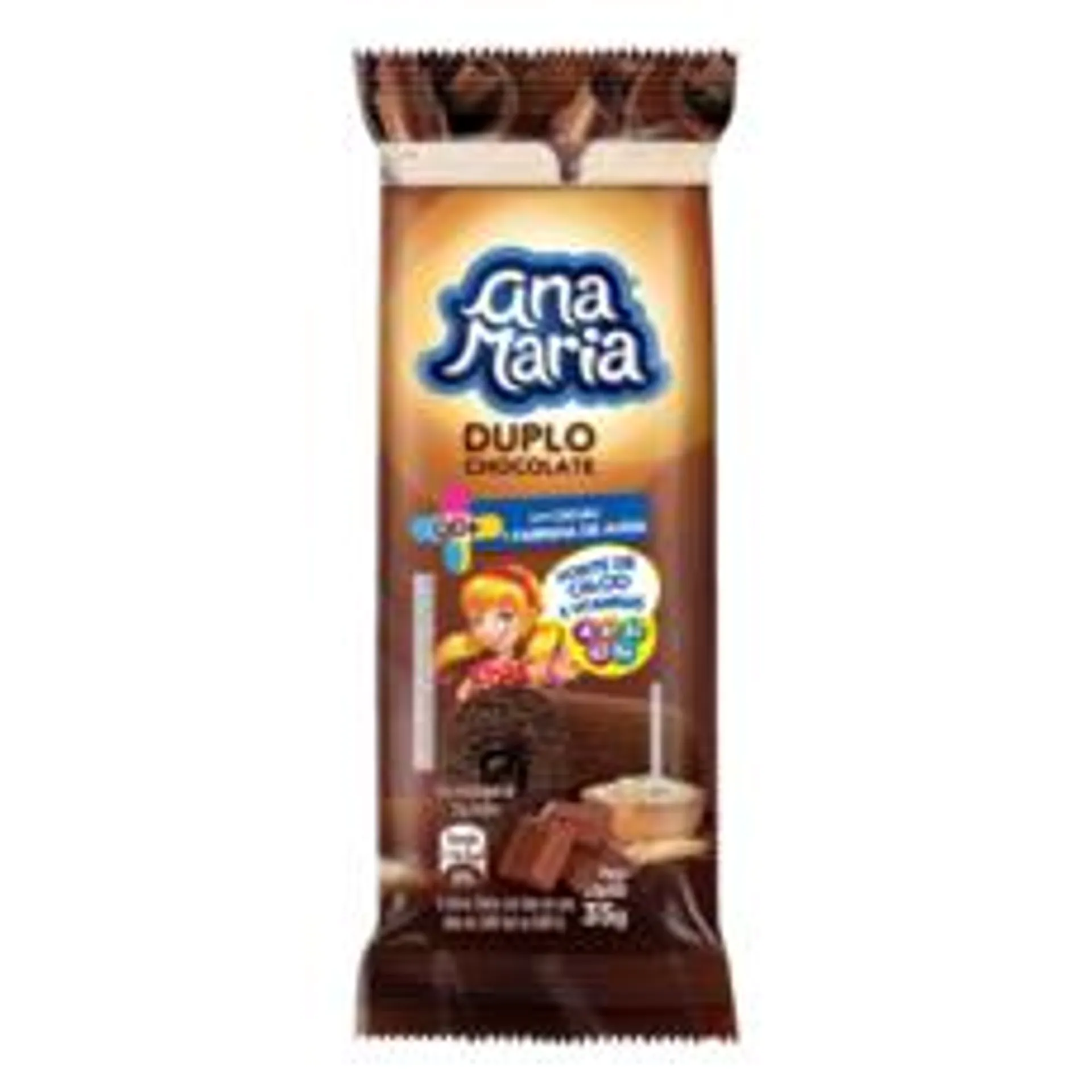 Bolinho ANA MARIA QD+ Duplo Chocolate 35g