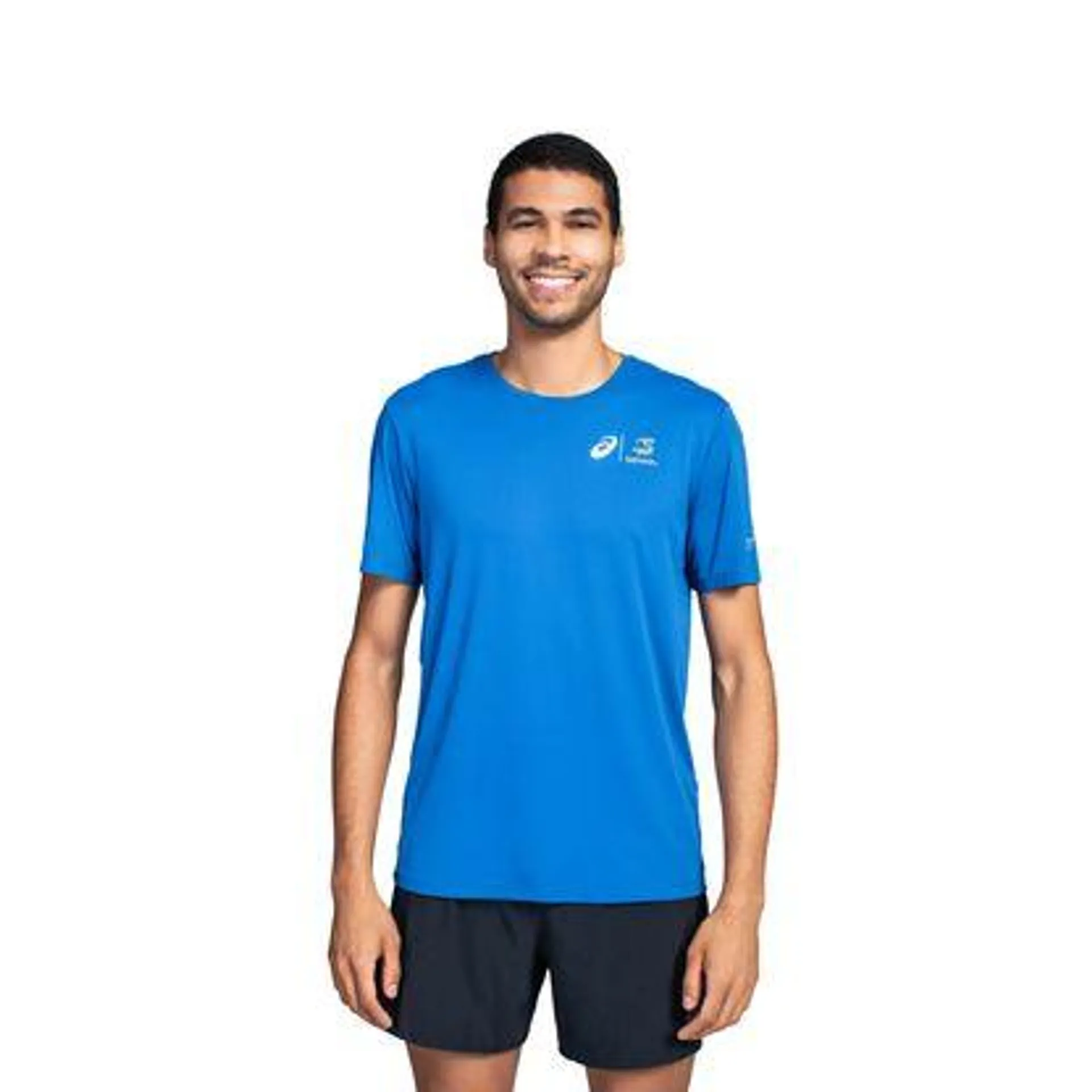 Camiseta ASICS Senna Legacy - Unissex - Azul