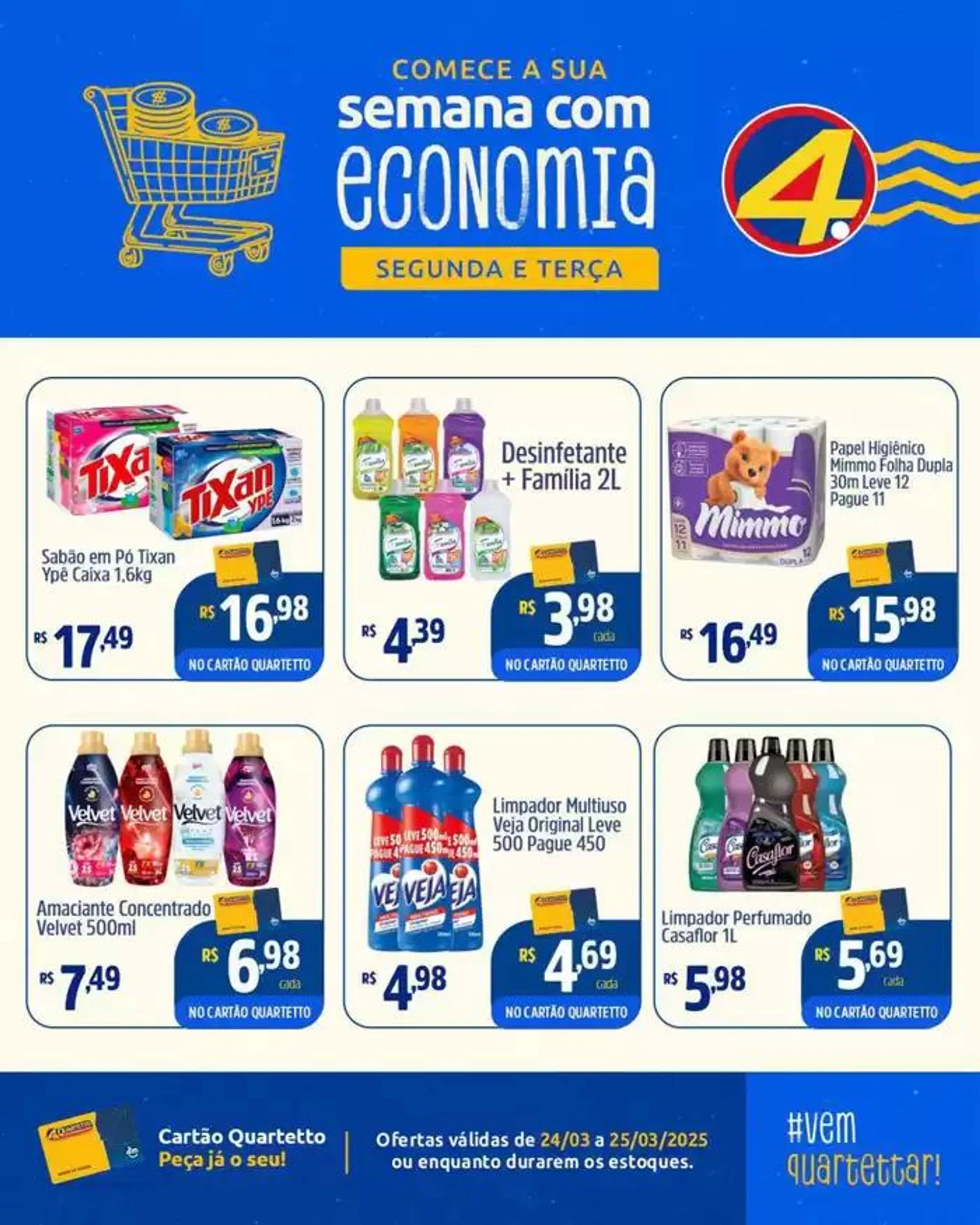 Encarte de Encarte Quartetto Supermercados 26 de março até 7 de abril 2025 - Pagina 7