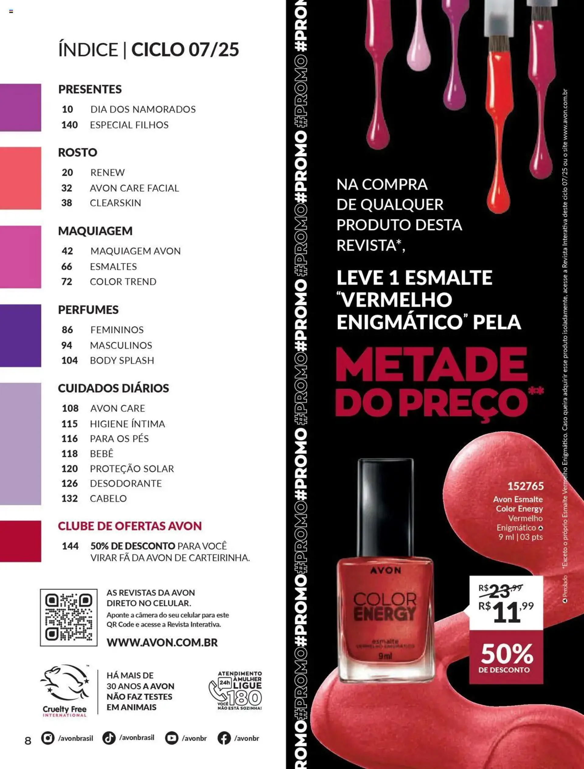Encarte de Avon - Campanha 07 3 de abril até 1 de maio 2025 - Pagina 8