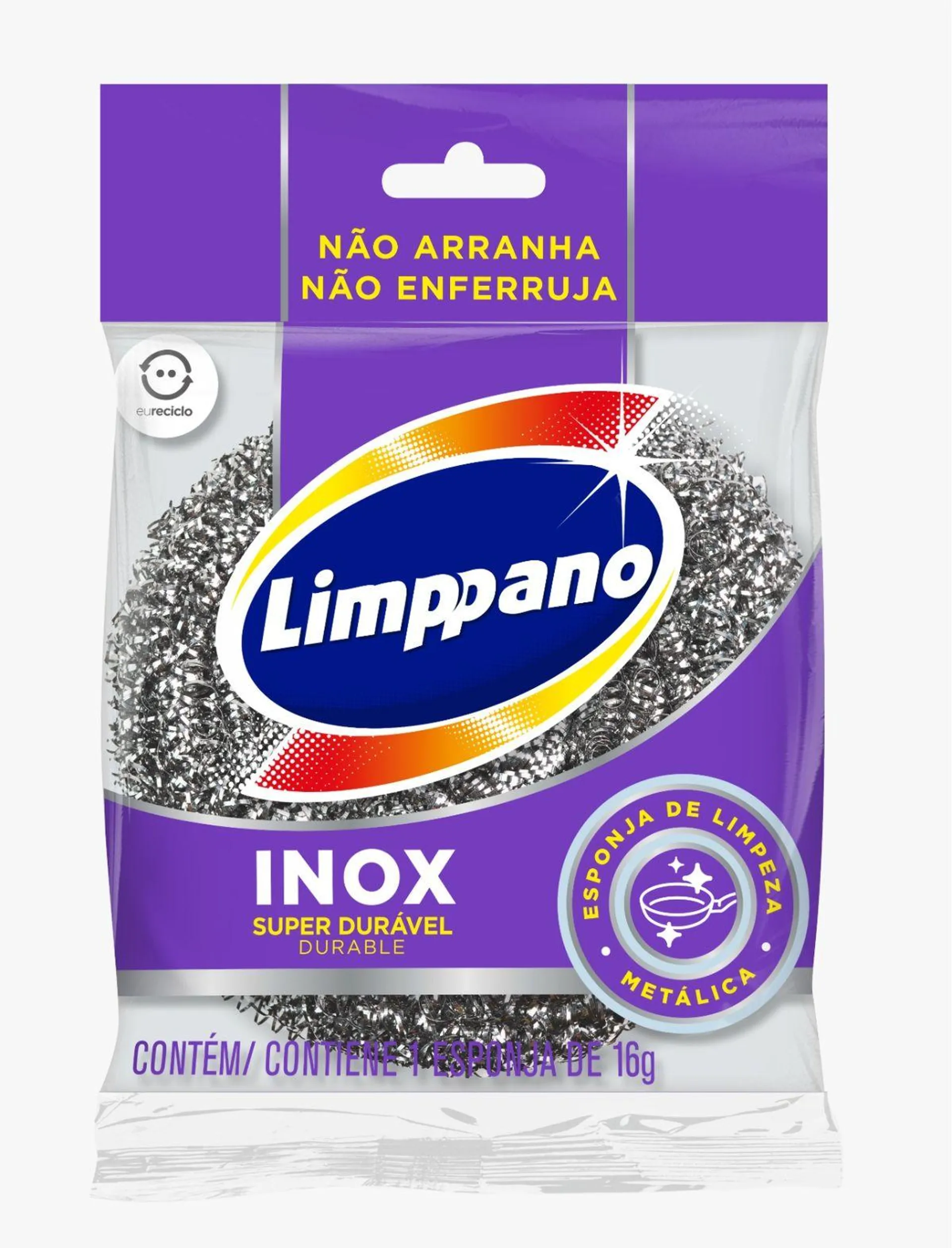 Esponja Aço Limppano 16g