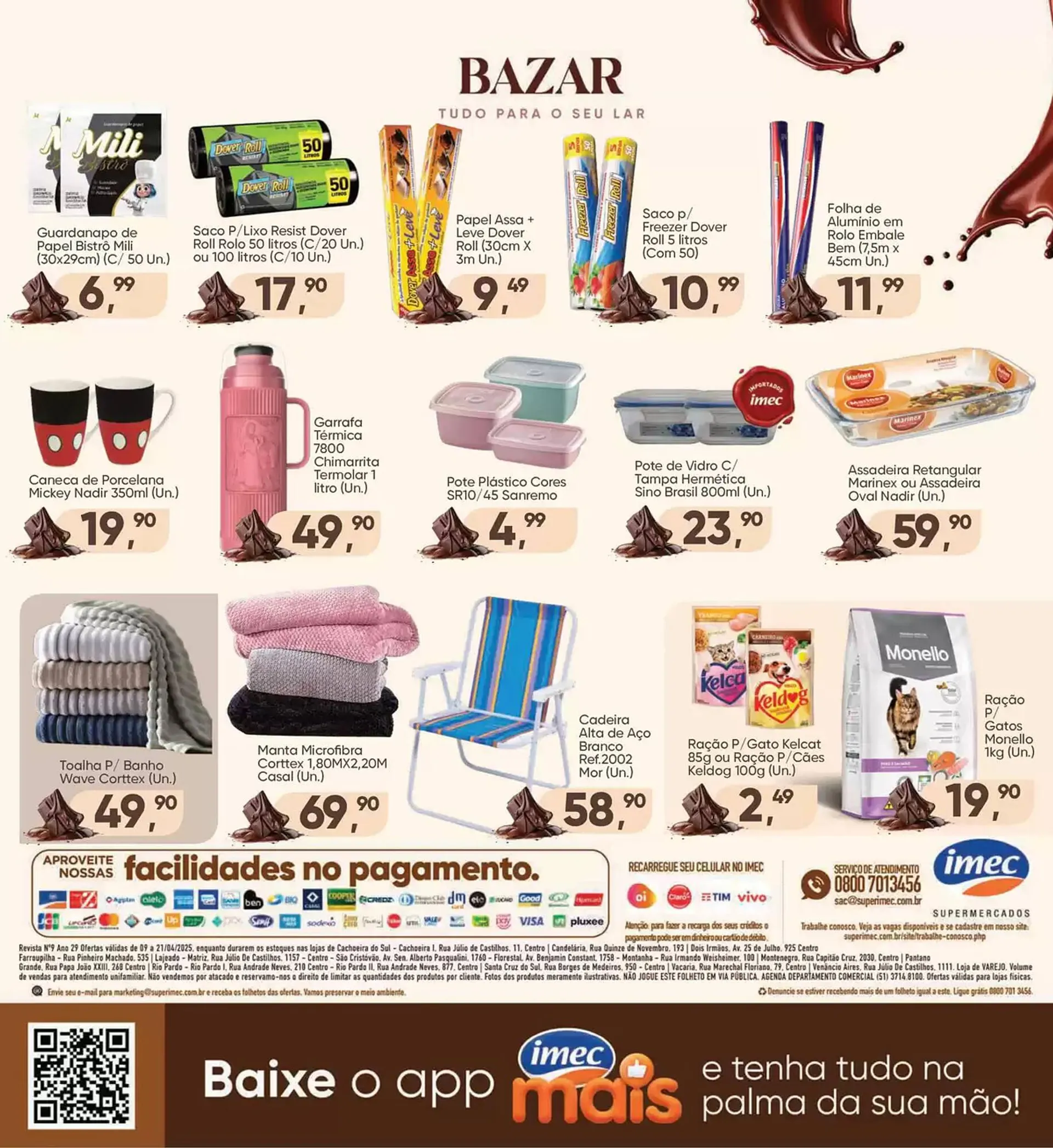 Encarte de Catálogo Imec Supermercados 10 de abril até 21 de abril 2025 - Pagina 16