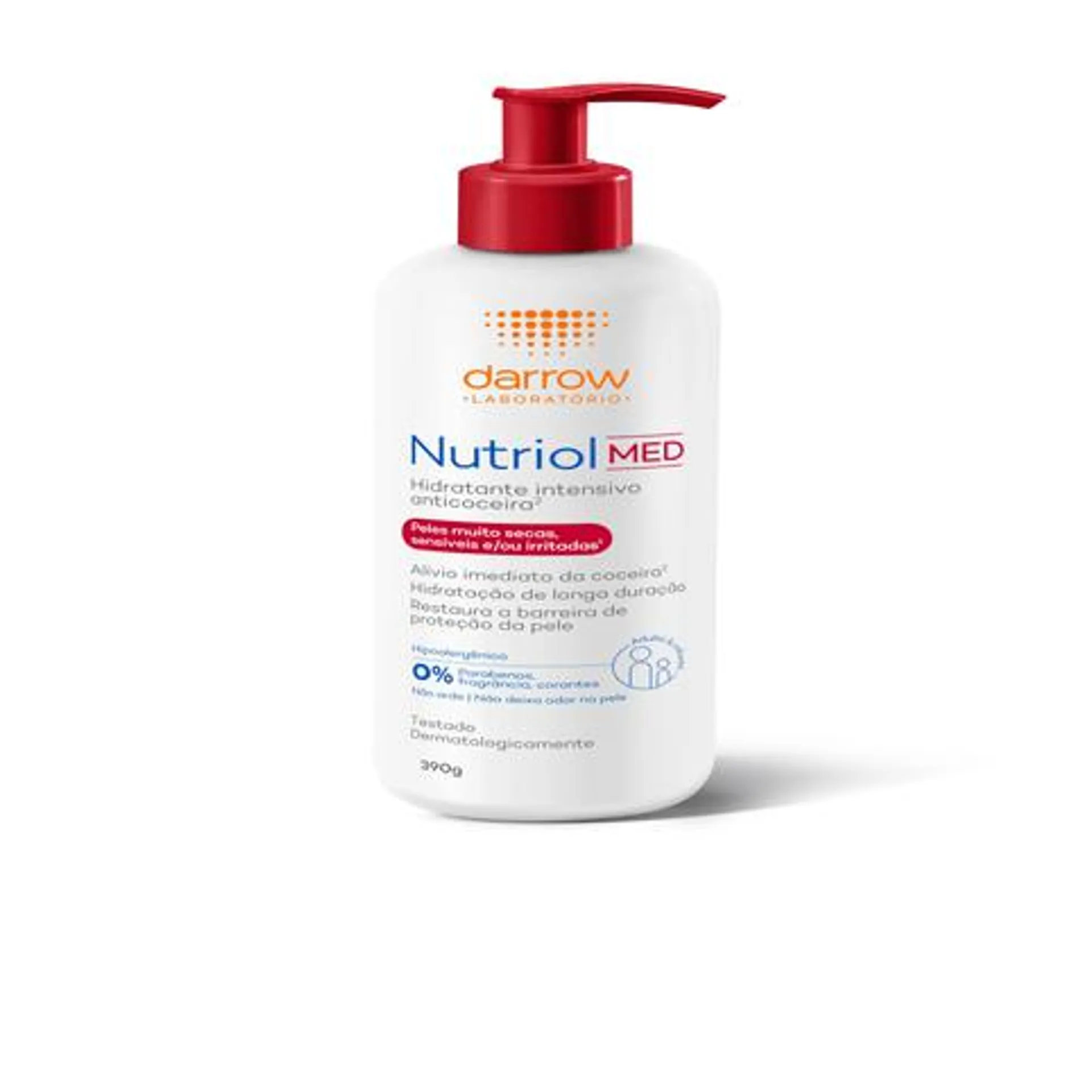 Nutriol Med Loção Hidratante Intensivo Anticoceira 390g