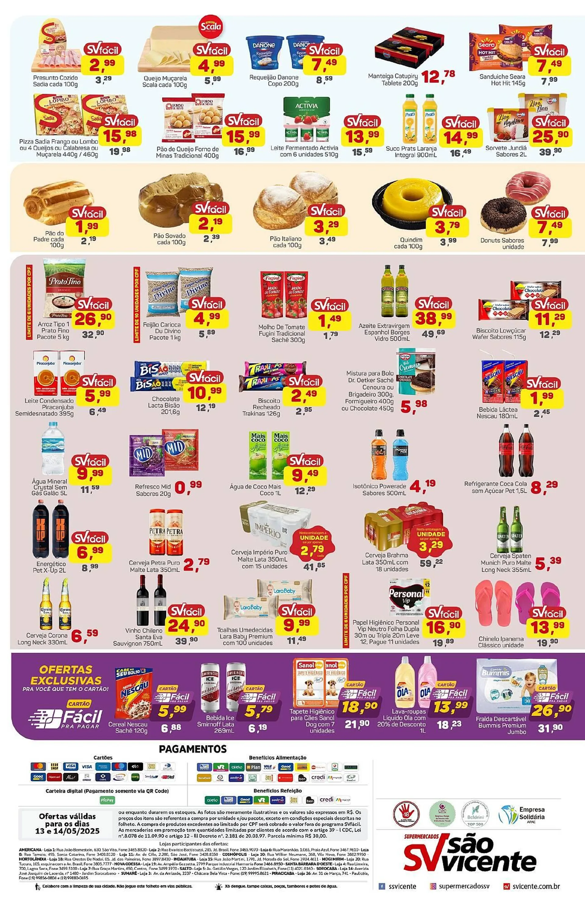 Encarte de Catálogo Supermercados São Vicente 13 de maio até 14 de maio 2025 - Pagina 2