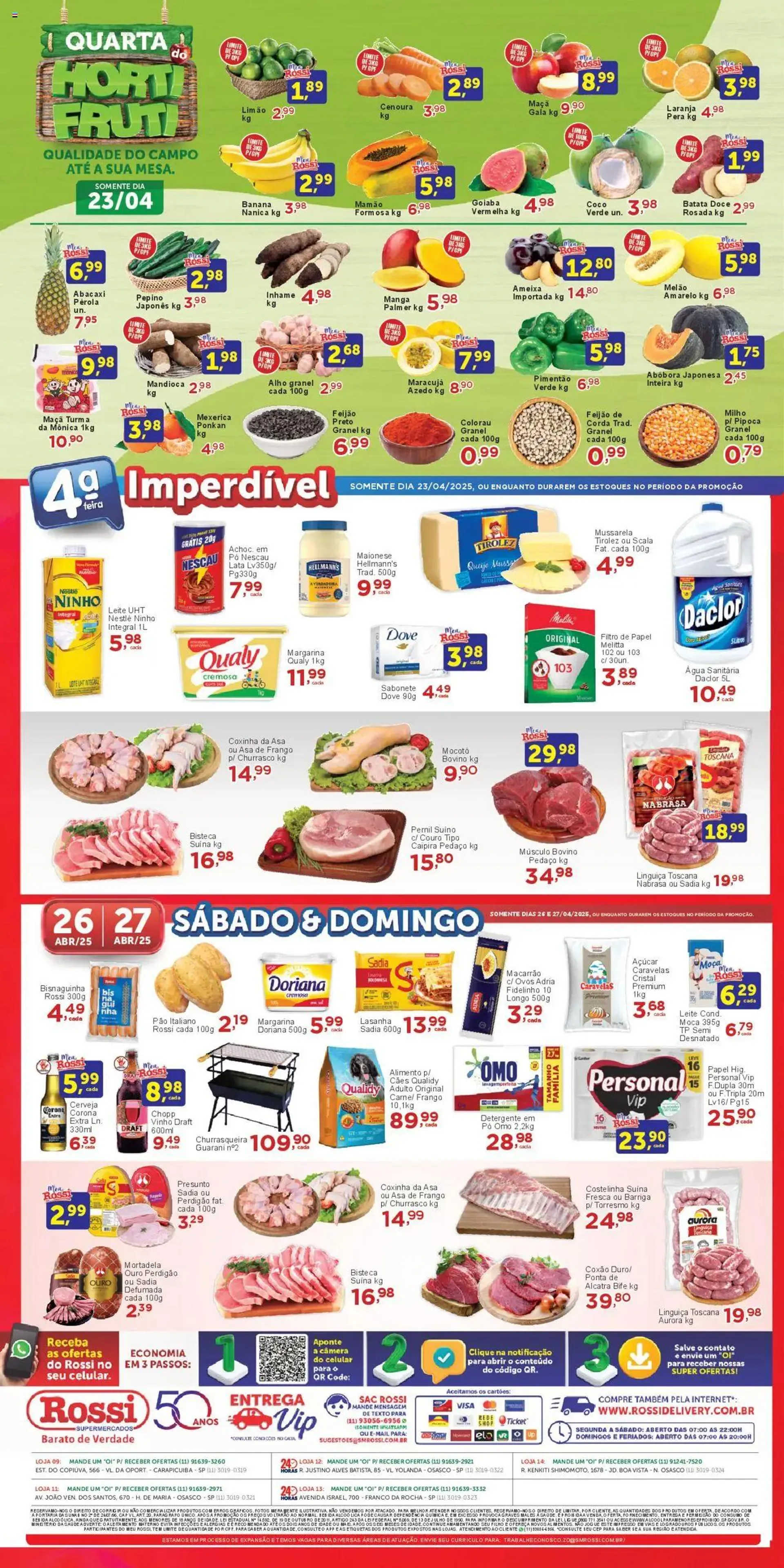 Encarte de Rossi Supermercados - Ofertas da semana 23 de abril até 29 de abril 2025 - Pagina 4