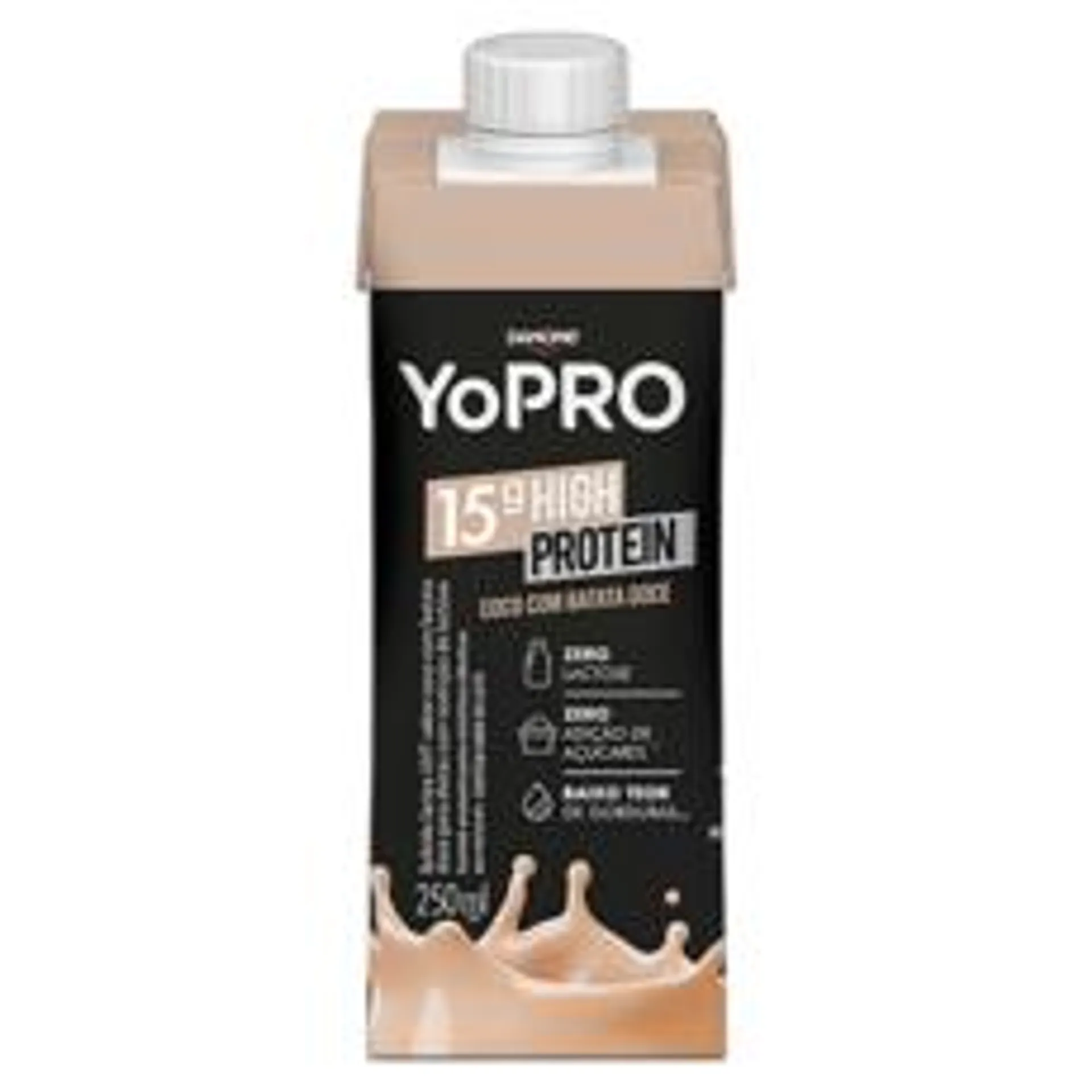 Bebida Lactea YoPRO Com 15g De Proteína De Coco e Batata Doce 250ml