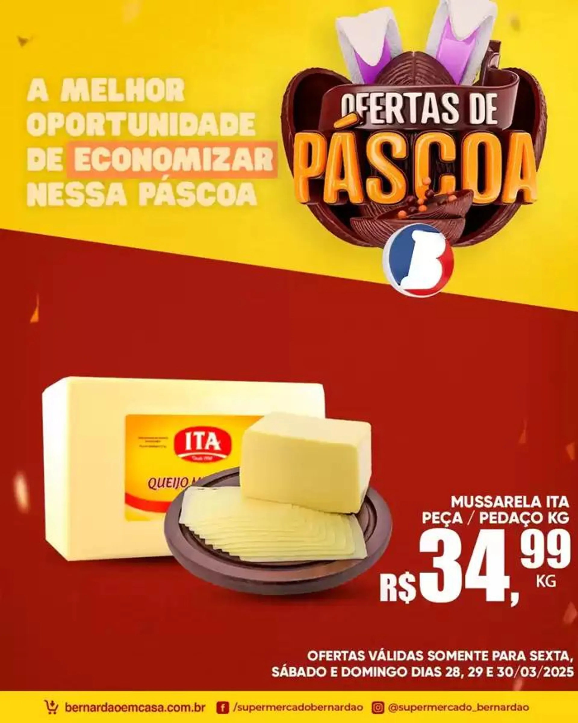 Encarte de Encarte Supermercado Bernardão 28 de março até 30 de março 2025 - Pagina 8