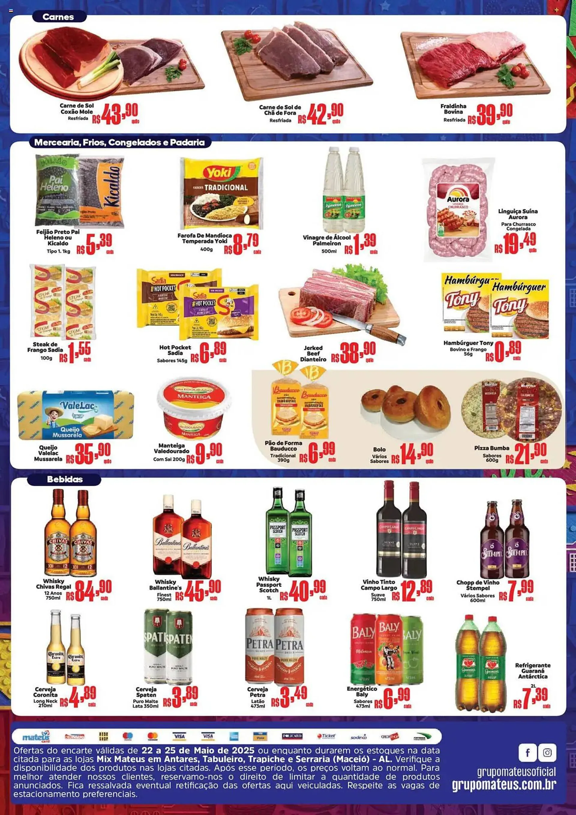Encarte de Catálogo Supermercados Mateus 22 de maio até 25 de maio 2025 - Pagina 2