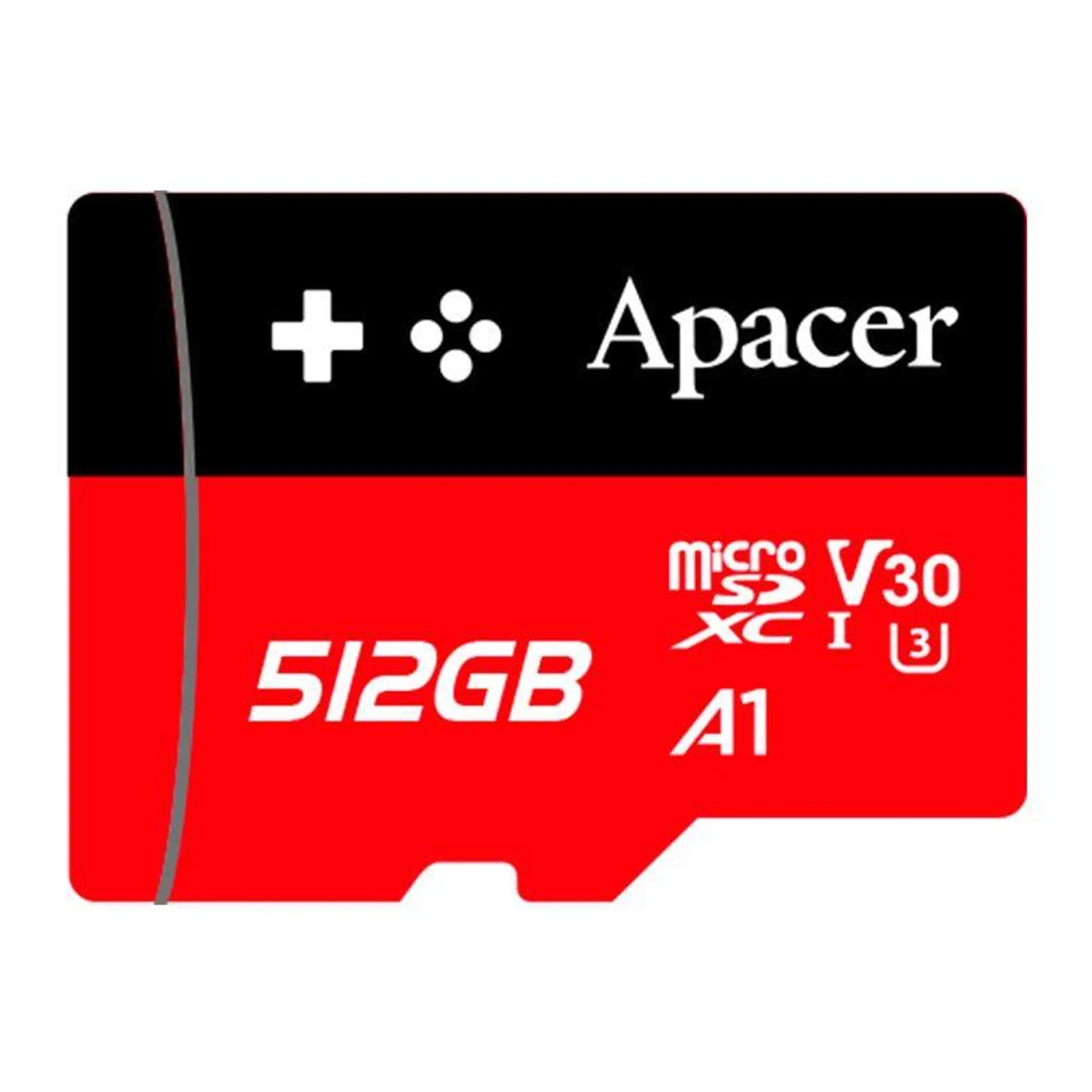 Cartao de Memoria Apacer, 512GB, MicroSDXC, V30, AP512GMCSX10U7-RAGC