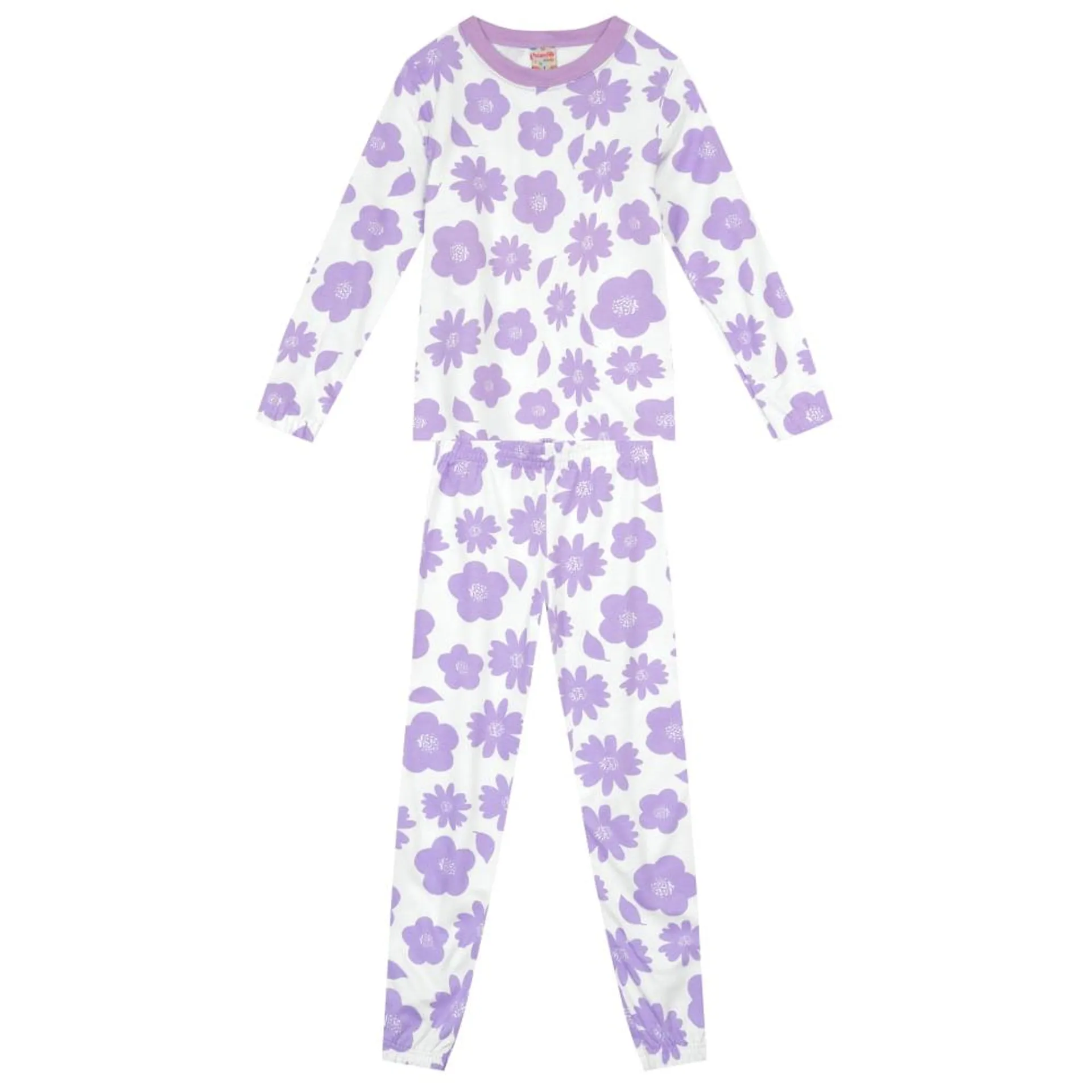 Pijama Infantil Menina Com Blusão E Jogger Brandili