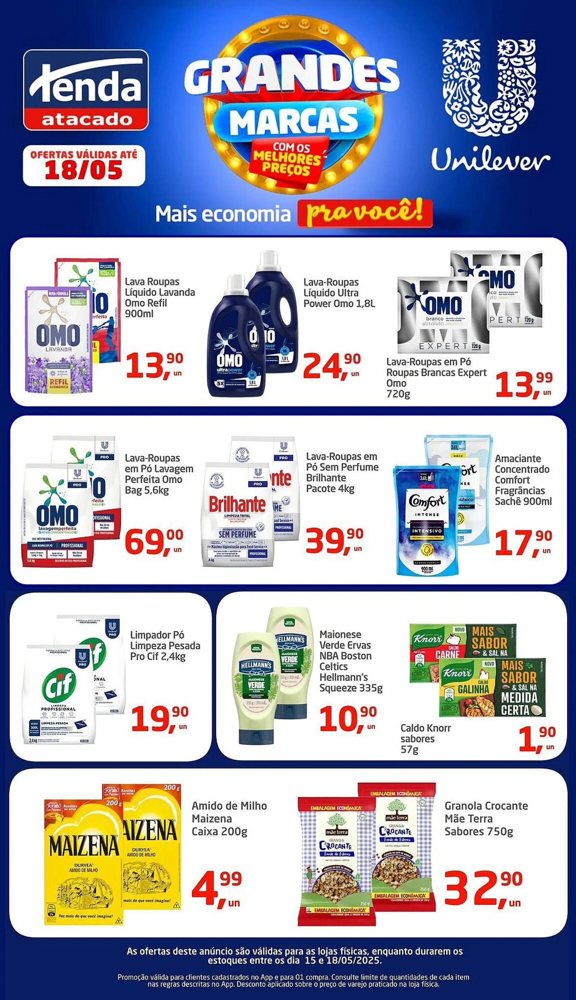 Encarte de Catálogo Tenda Atacado 15 de maio até 18 de maio 2025 - Pagina 1