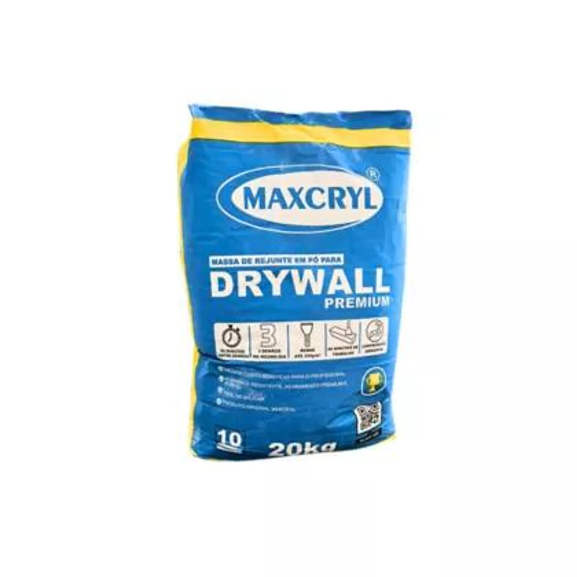 Massa para Drywall em Pó 20kg Maxcryl