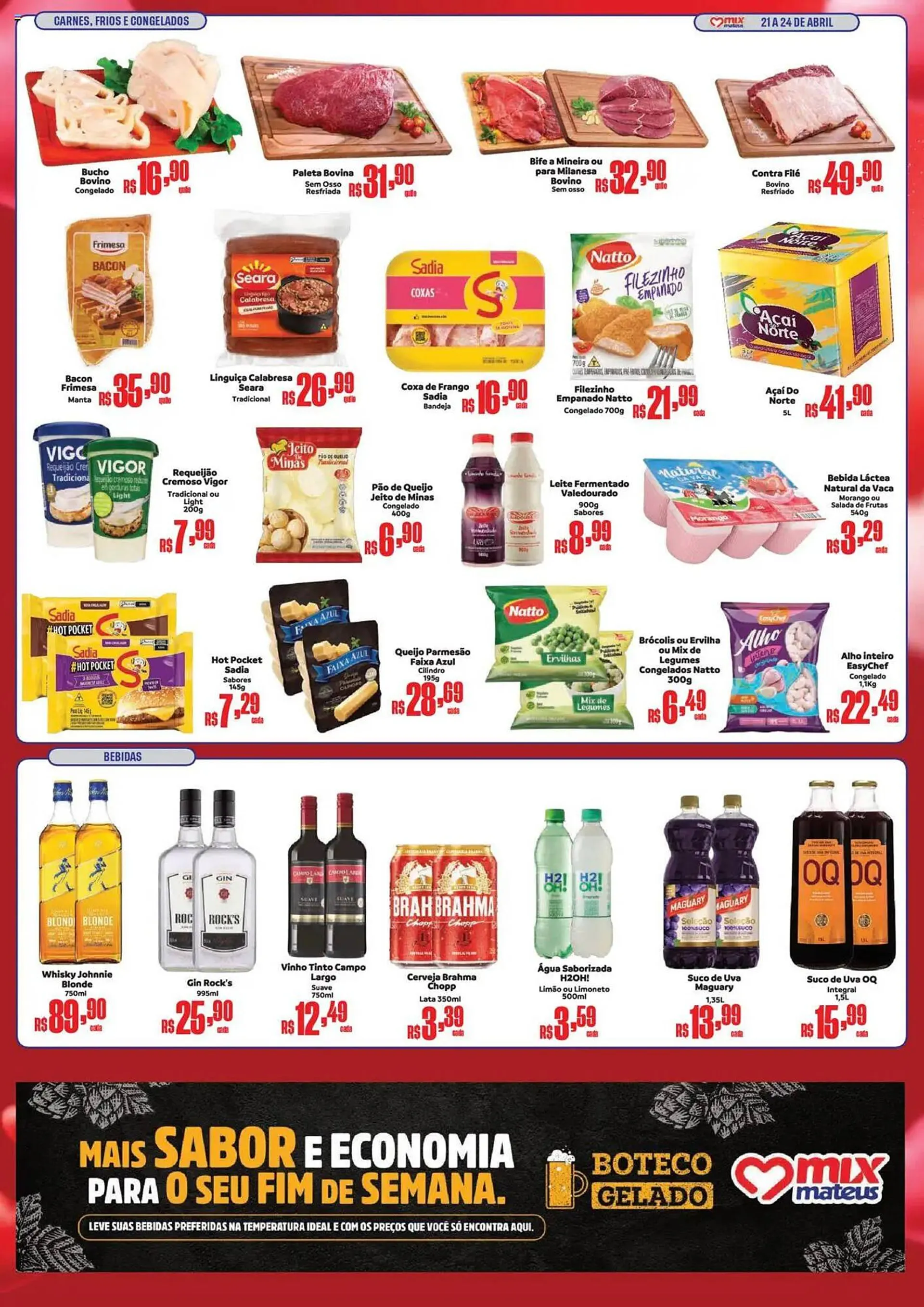 Encarte de Catálogo Supermercados Mateus 21 de abril até 24 de abril 2025 - Pagina 3