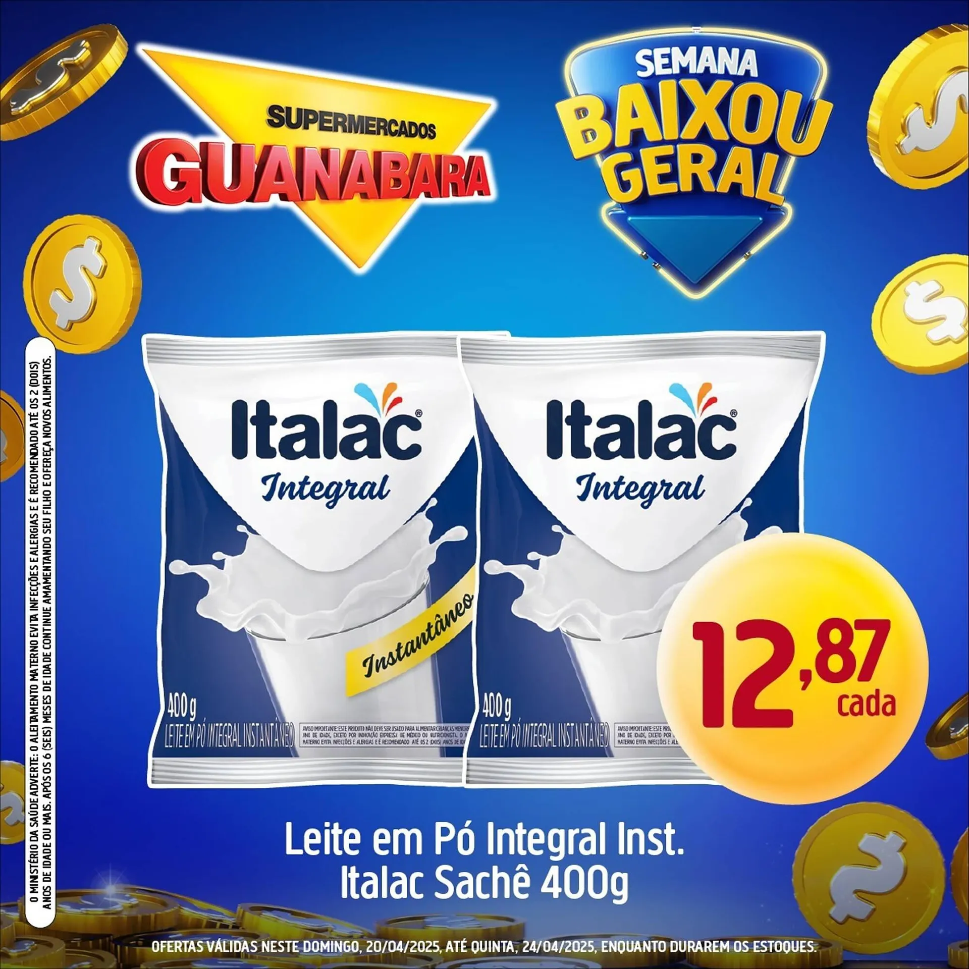 Encarte de Catálogo Supermercados Guanabara 21 de abril até 24 de abril 2025 - Pagina 3