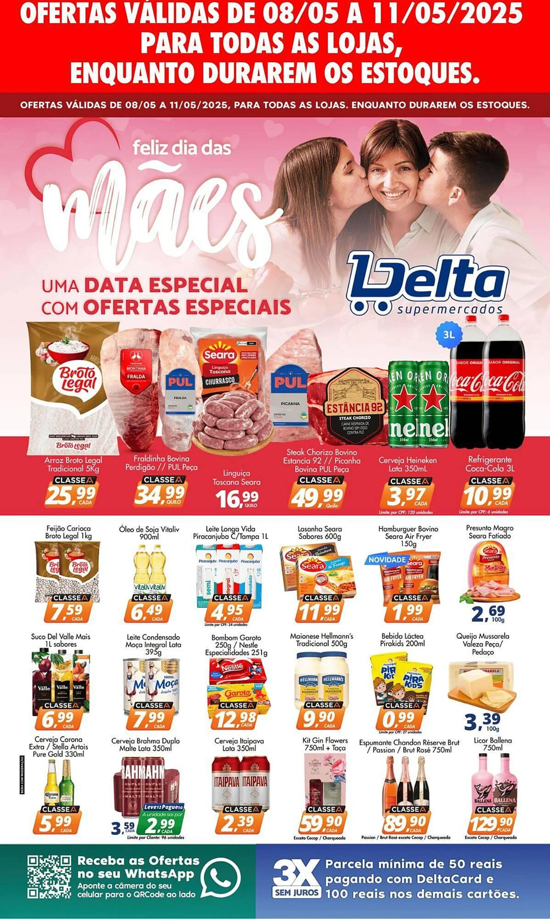 Encarte de Catálogo Delta Supermercados 8 de maio até 11 de maio 2025 - Pagina 1