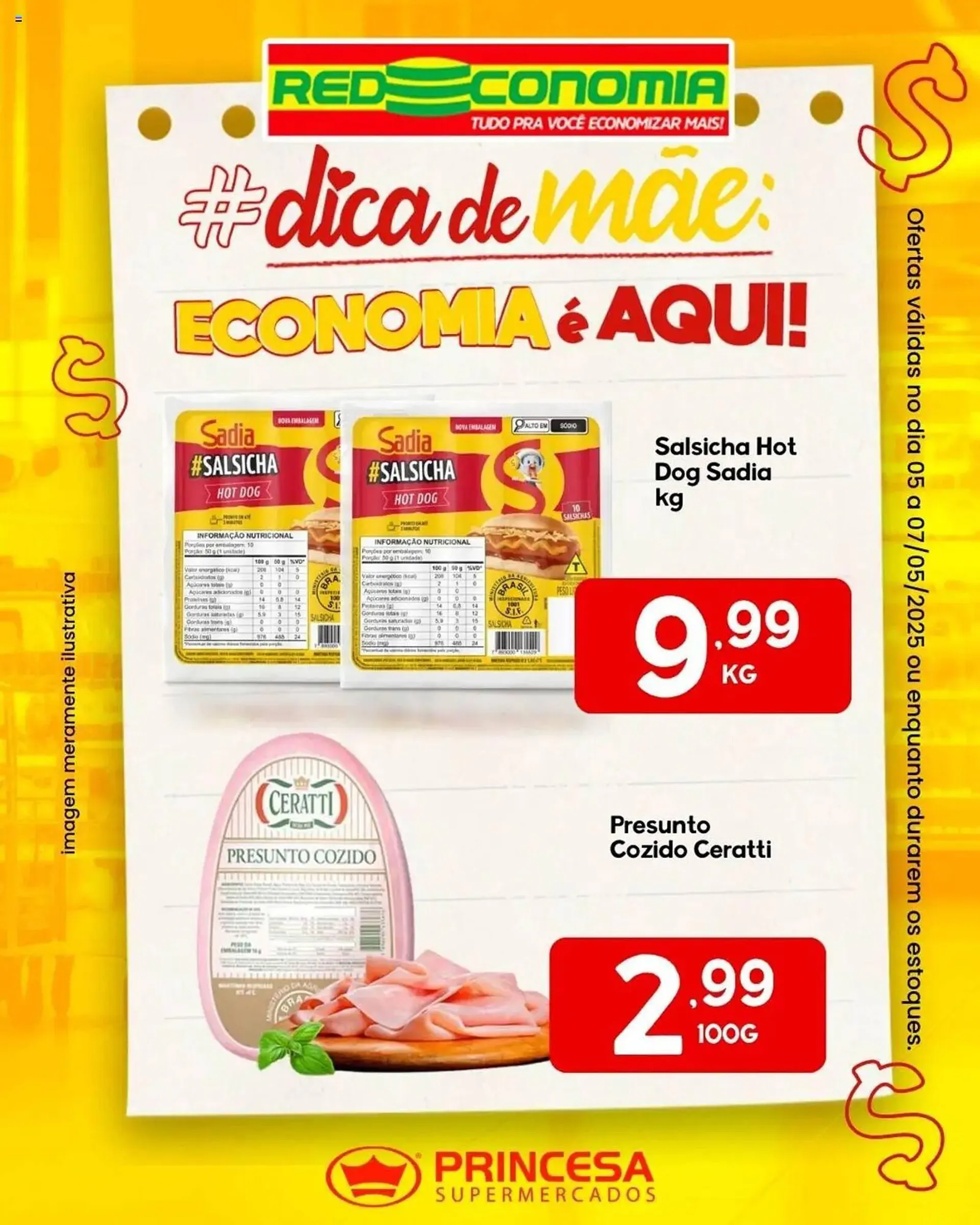 Encarte de Catálogo Supermercados Princesa 5 de maio até 7 de maio 2025 - Pagina 1