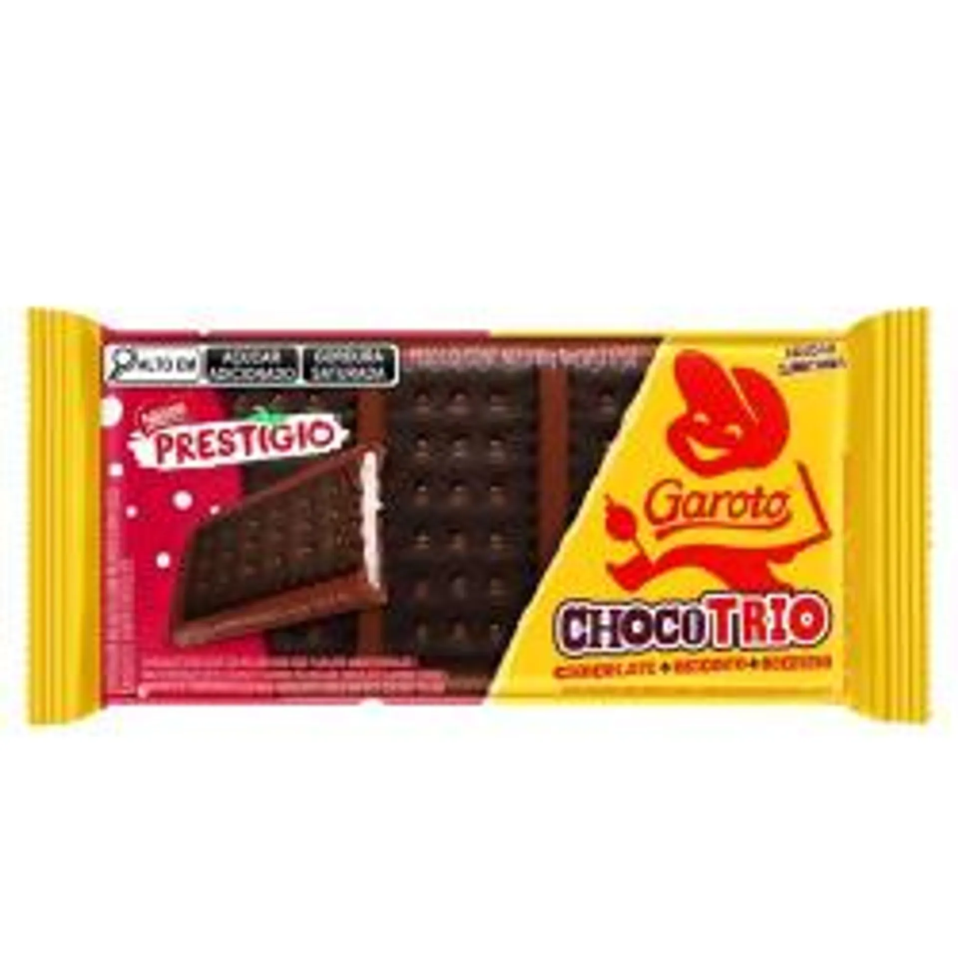 Choc Choco Trio Garoto 90g, Prestigio