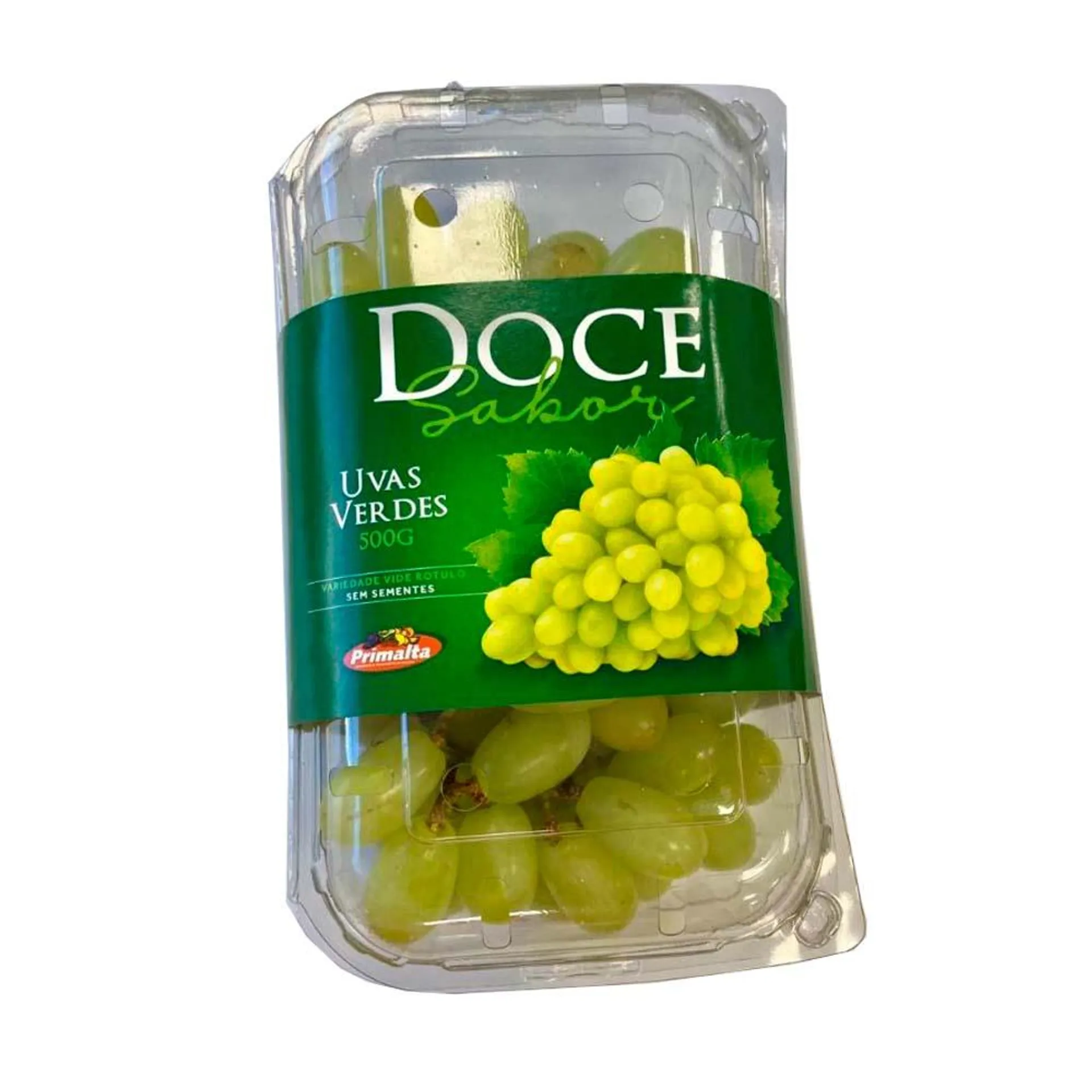 Uva Verde Doce Sabor Bandeja 500g